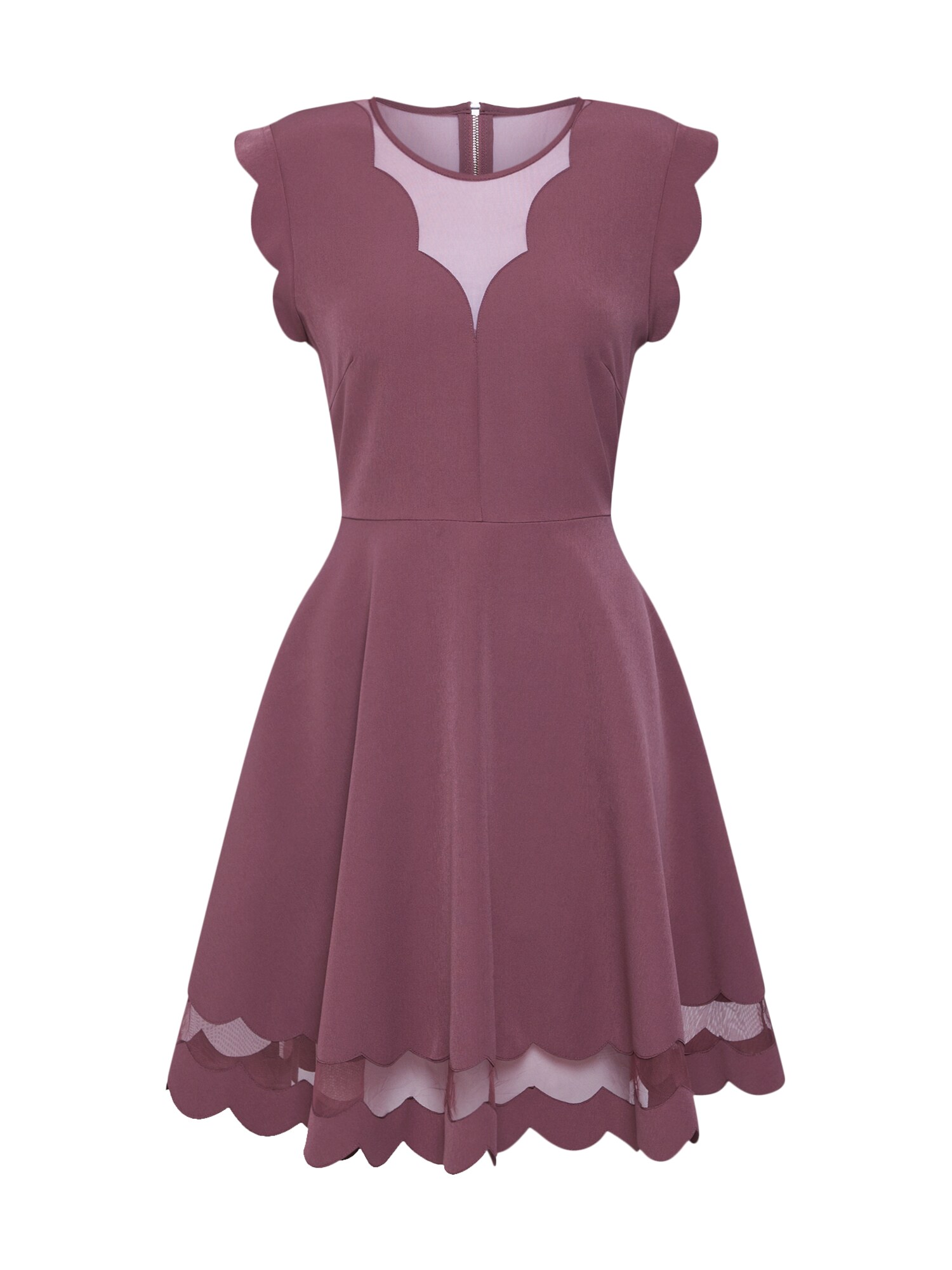 By Malina Dames Jurk Frida Aubergine by malina kopen in de aanbieding