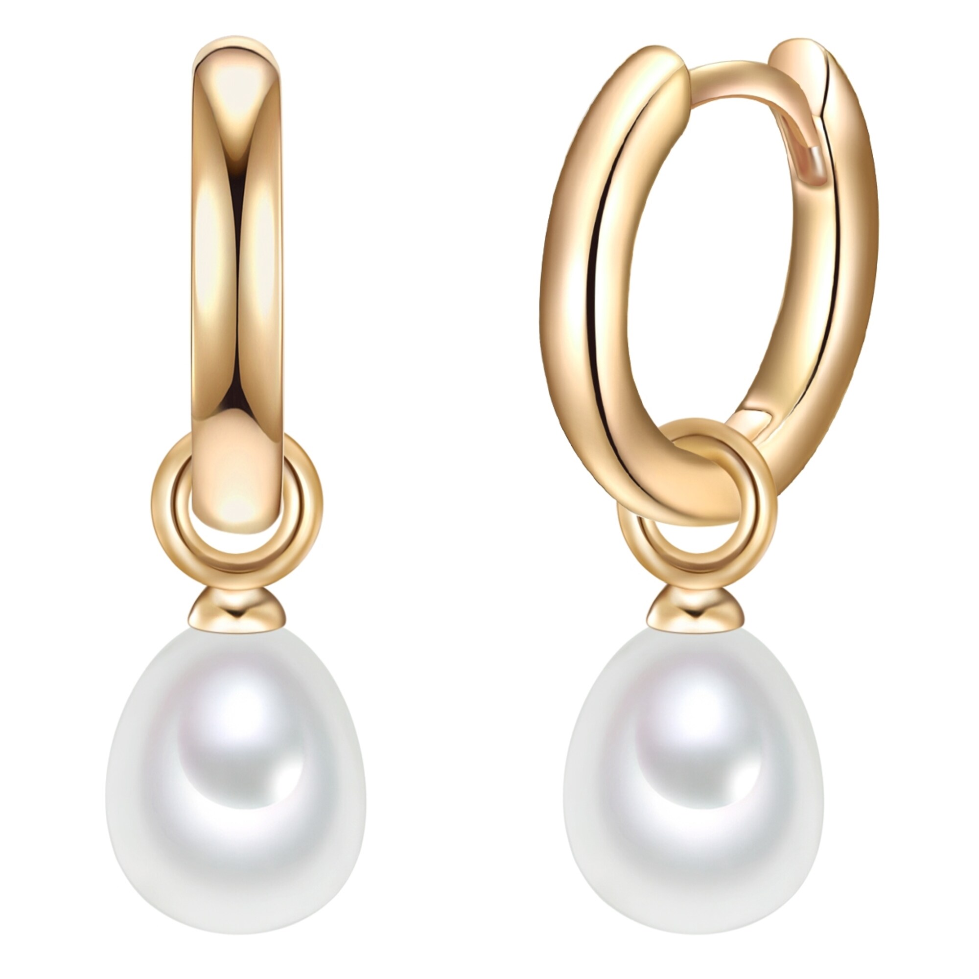 Valero Pearls Oorbellen Goud / Parelwit