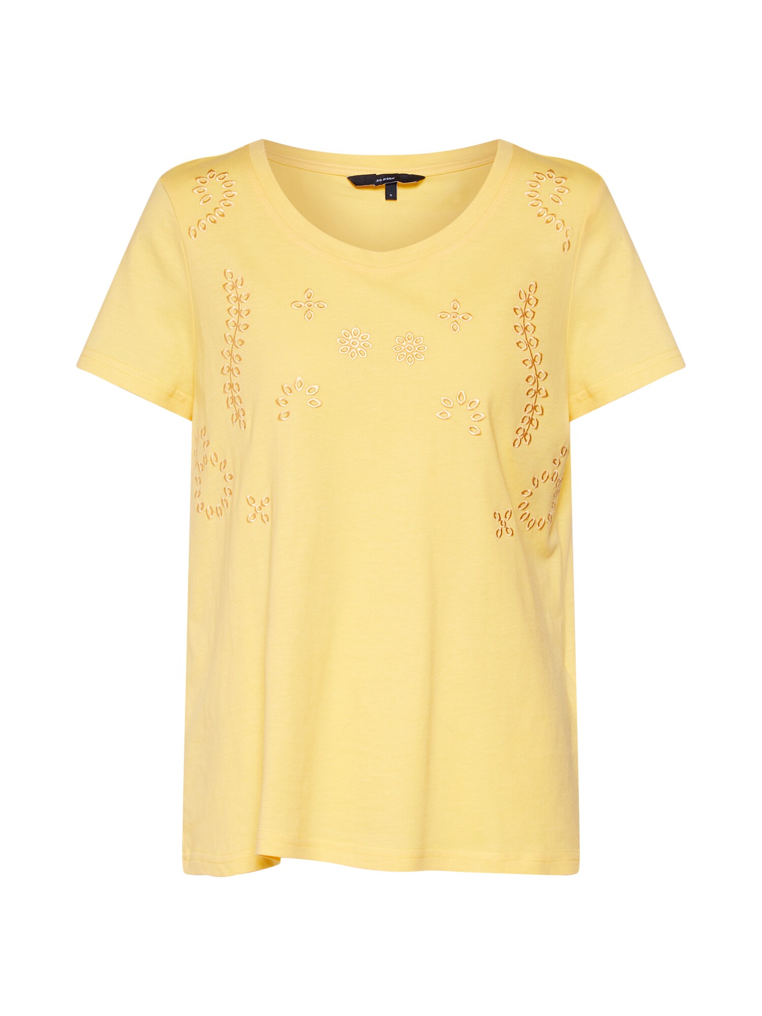 Vero Moda Dames Shirt Vmrainer Diana Ss Top Jrs Geel vero moda kopen in de aanbieding