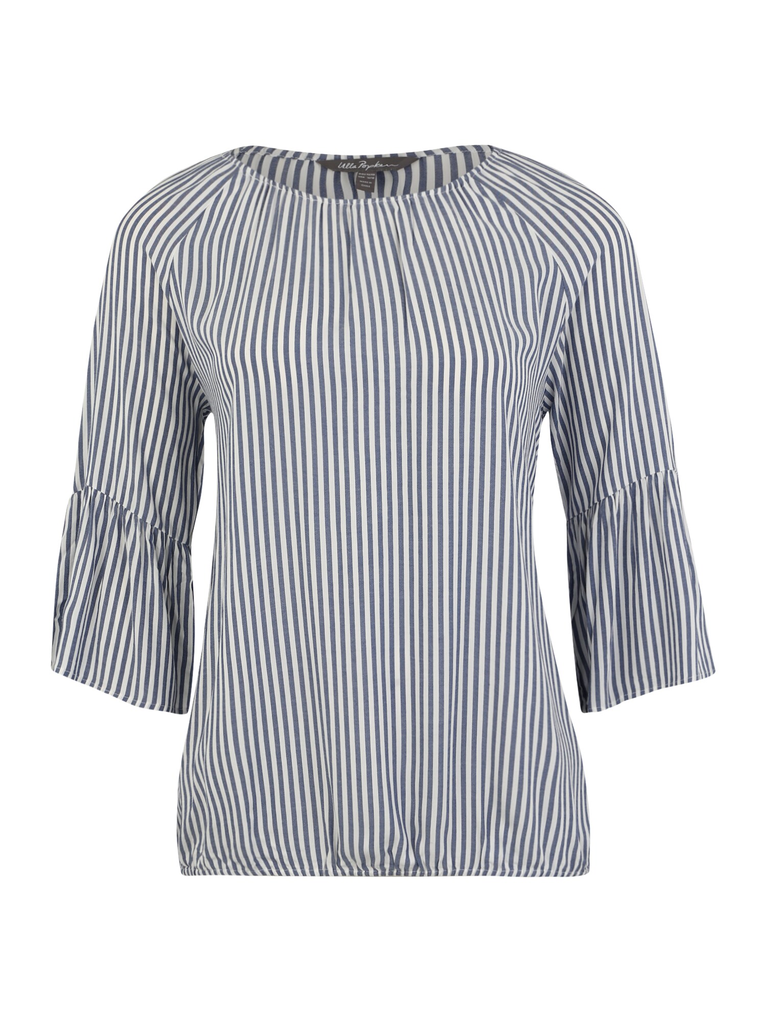 Ulla Popken Dames Tuniek Blauw Wit ulla popken kopen in de aanbieding