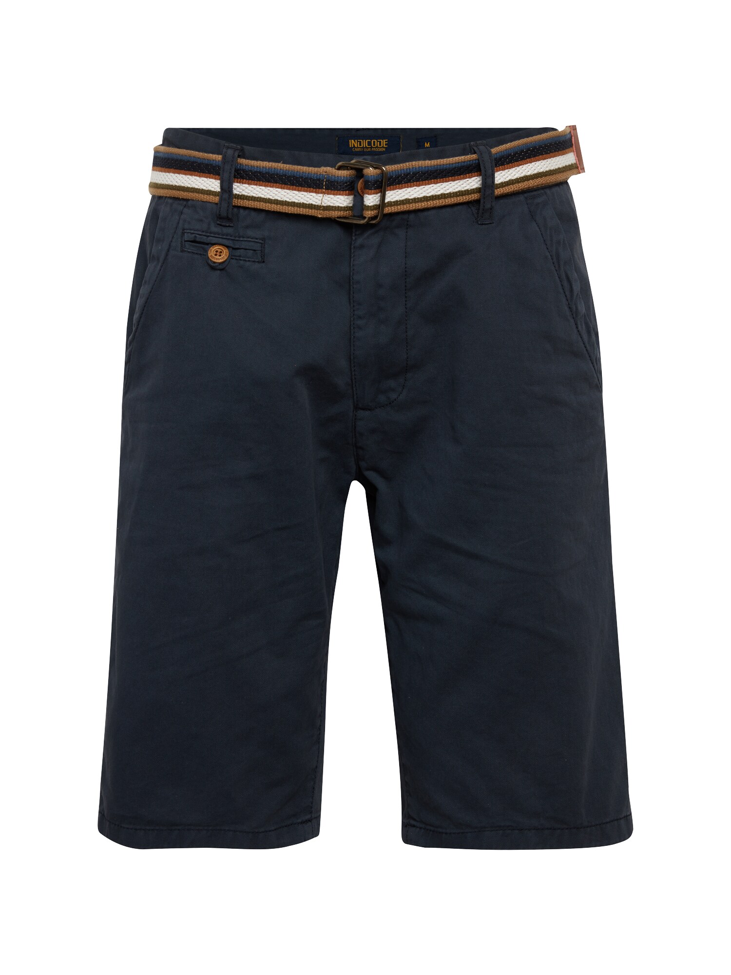 INDICODE JEANS Chino stiliaus kelnės 'Royce'  tamsiai mėlyna