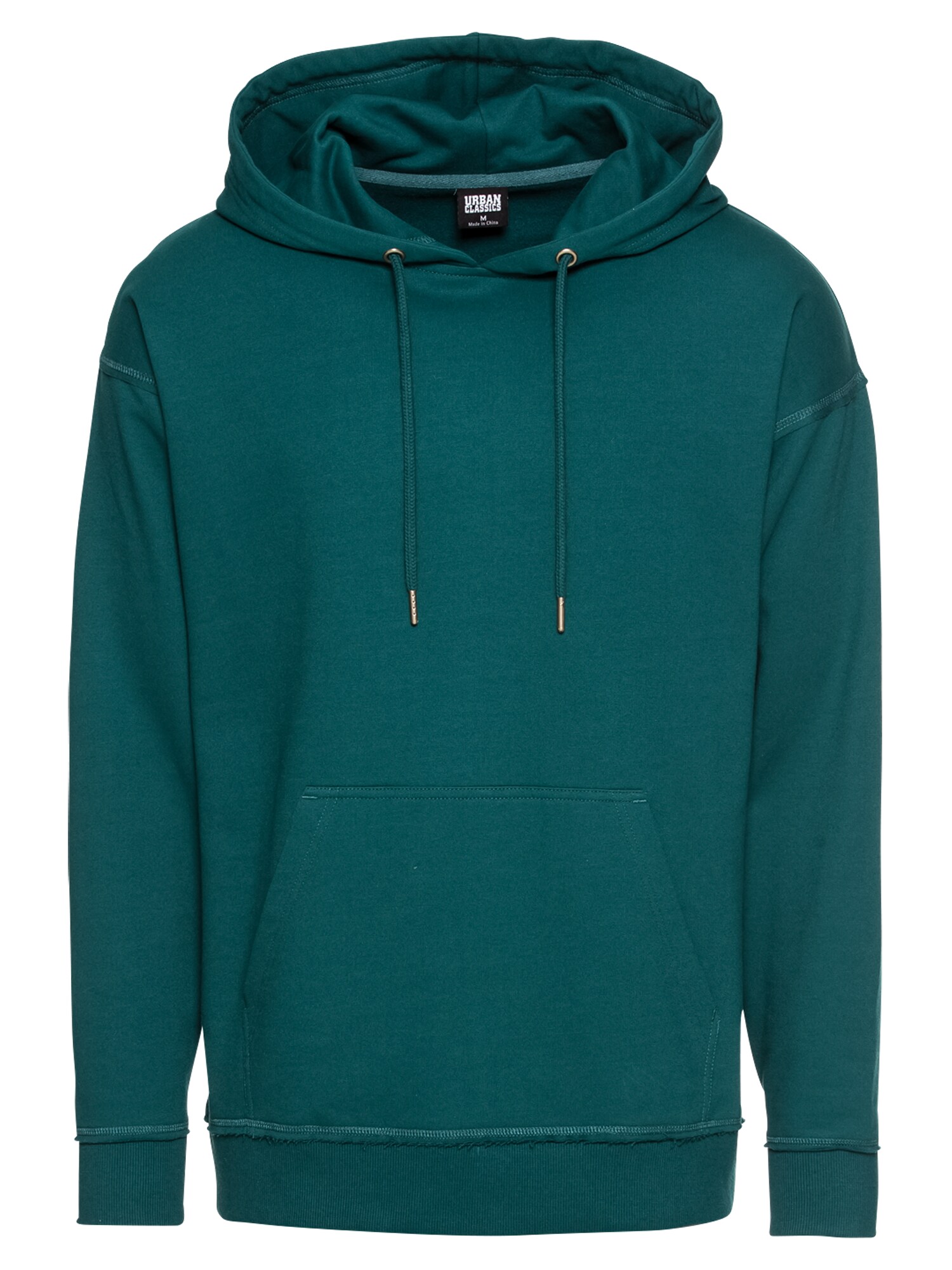 Urban Classics Heren Sweatshirt Petrol urban classics kopen in de aanbieding