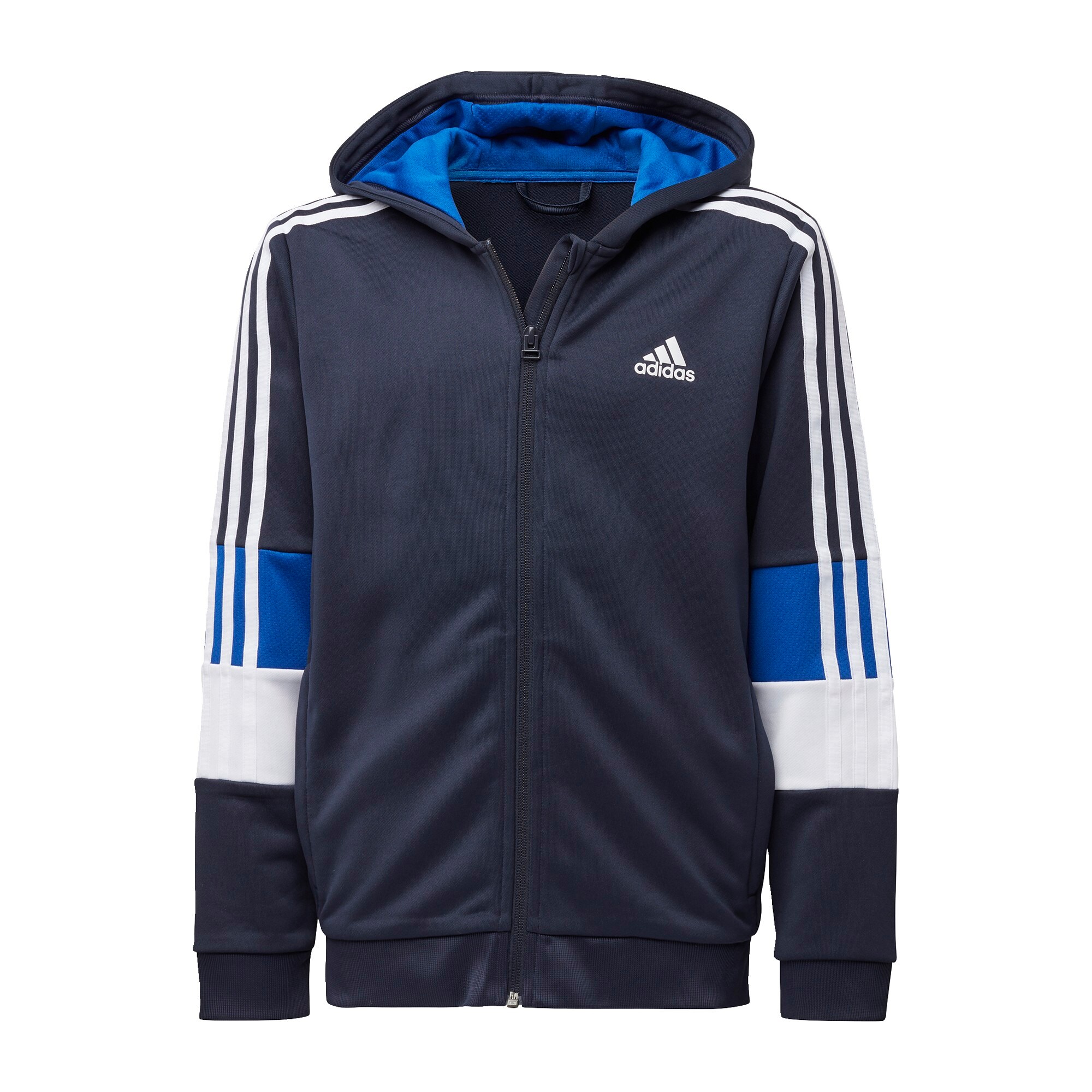 ADIDAS PERFORMANCE Sportinis džemperis  balta / tamsiai mėlyna jūros spalva / sodri mėlyna („karališka“)