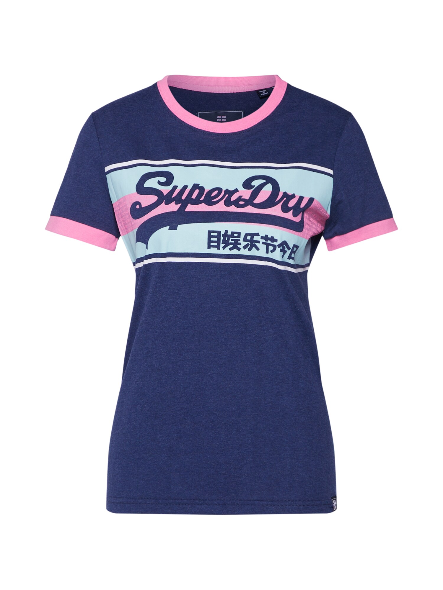 Superdry Dames Shirt Navy superdry kopen in de aanbieding