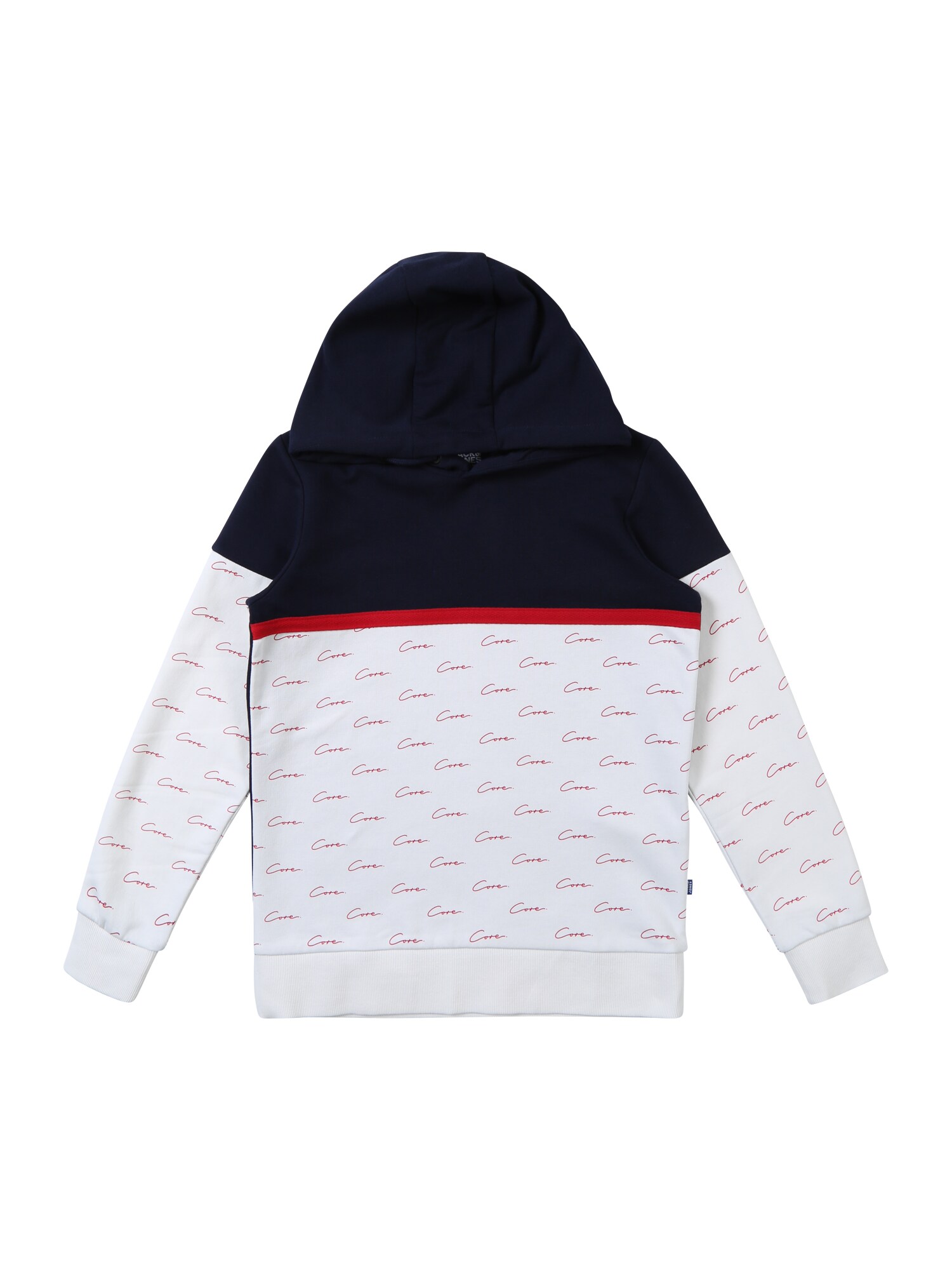 Jack Jones Junior Jongens Sweatshirt Osadi Marine Merlot Wit jack jones junior kopen in de aanbieding