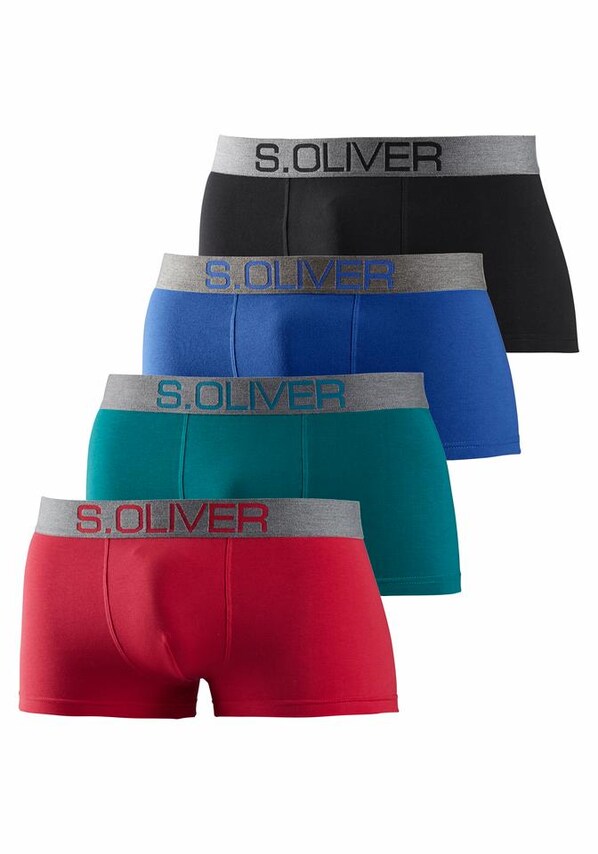 s.Oliver, Boxeralsók, kék, zöld, piros & fekete, 7 kép a 8 közül