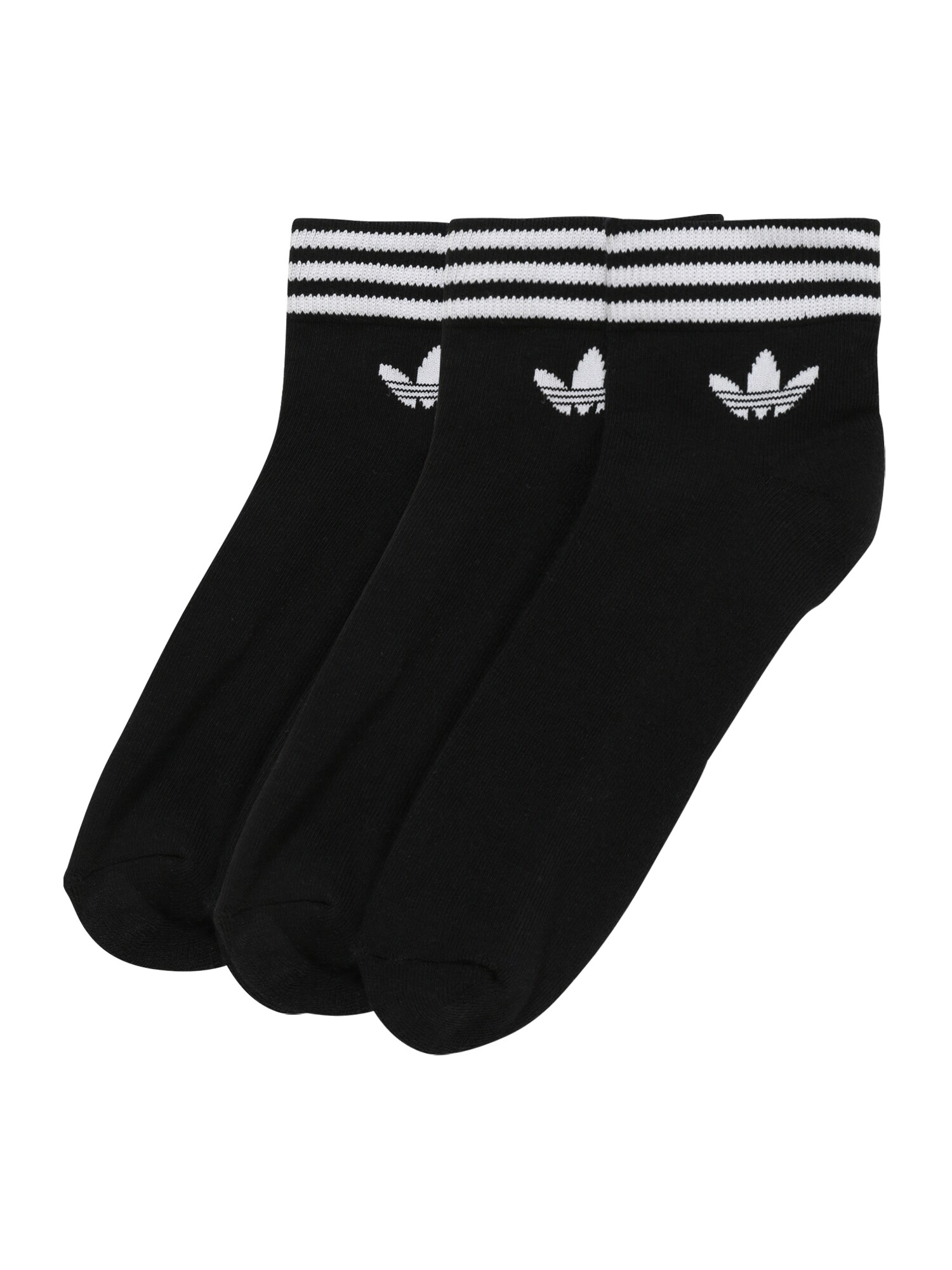 ADIDAS ORIGINALS Zokni 'Island Club Trefoil'  fekete / fehér akciós termékkép 1