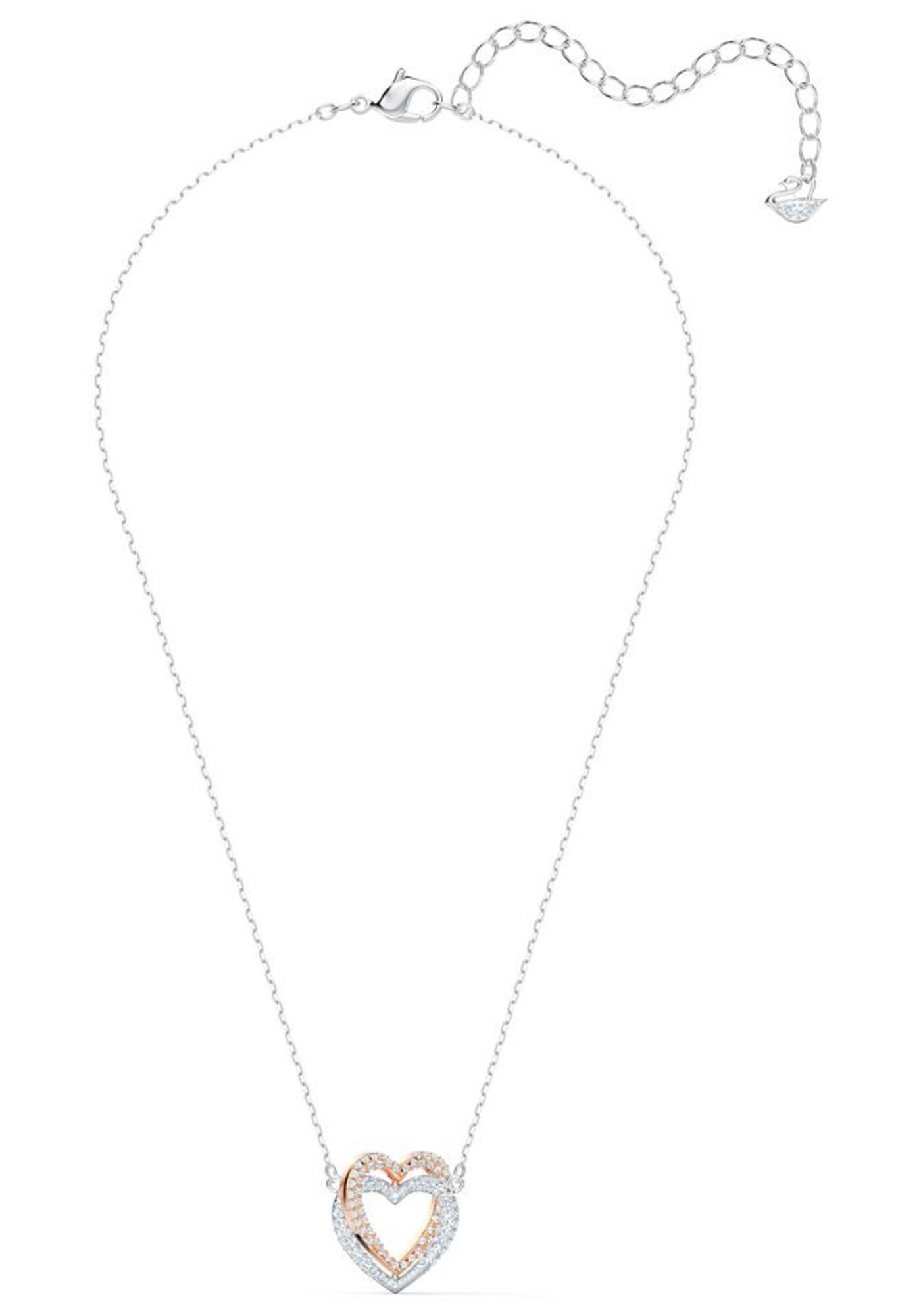 Swarovski Lánc  arany / ezüst / átlátszó akciós termékkép 1