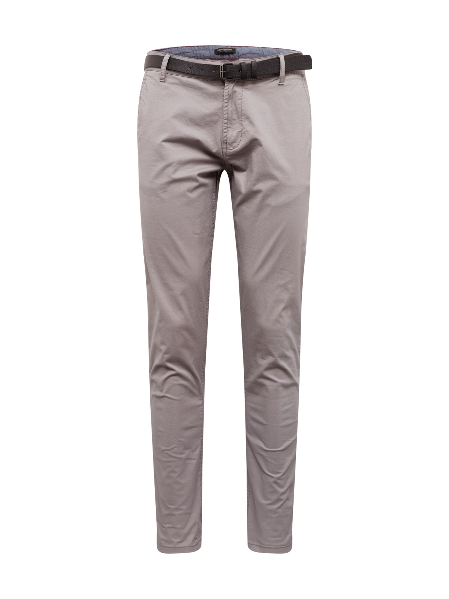 SHINE ORIGINAL Chino stiliaus kelnės  rausvai pilka