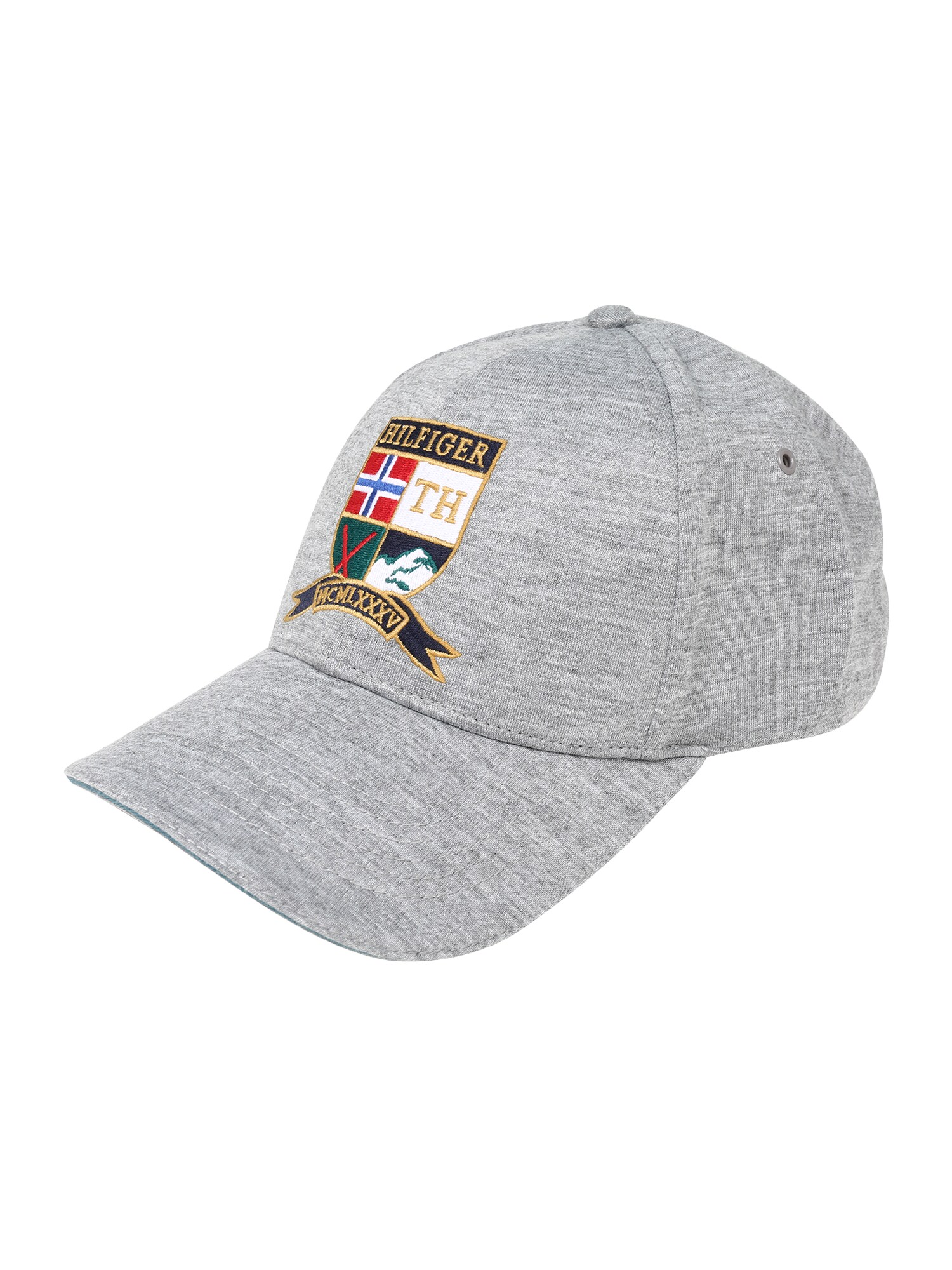 TOMMY HILFIGER Cap ''''CREST'''' grau