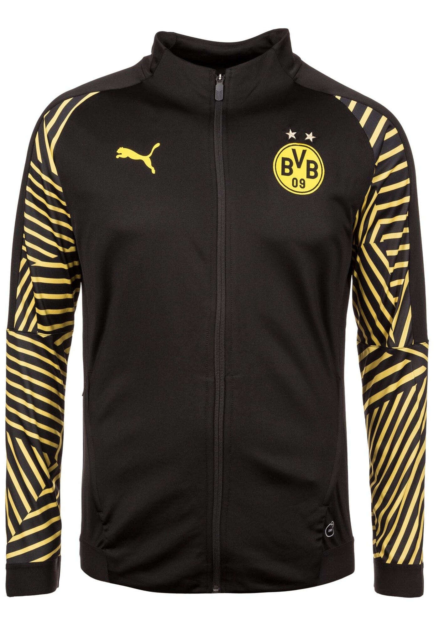 Puma Heren Sportjas Borussia Dortmund Stadium Geel Zwart puma kopen in de aanbieding