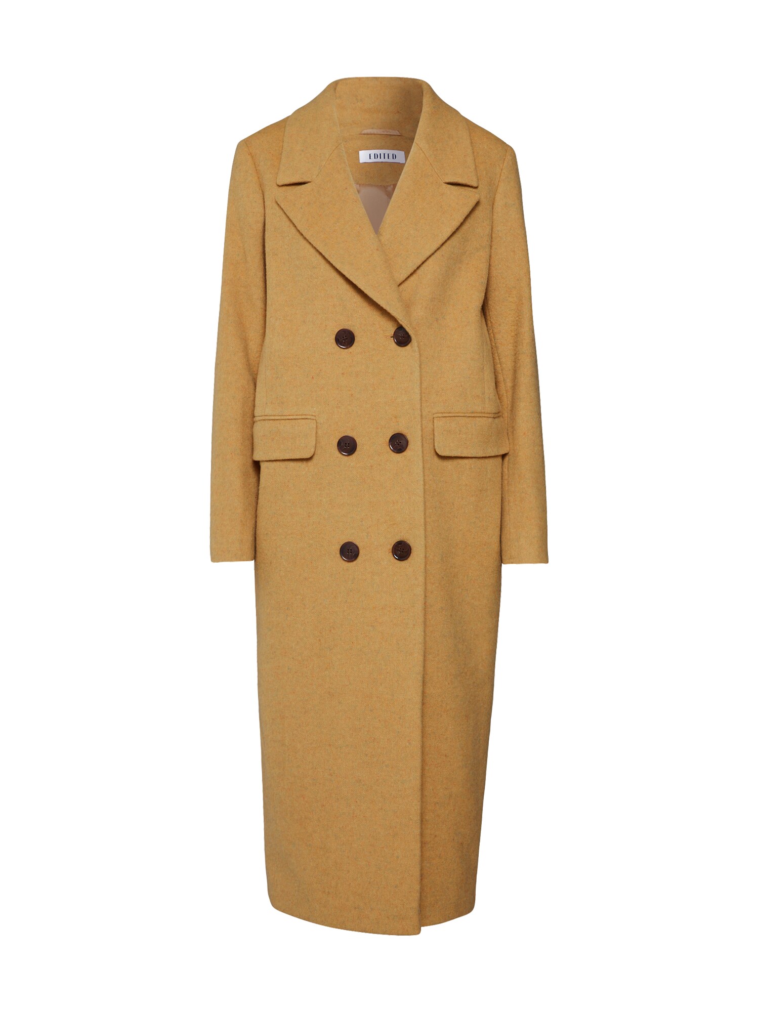 Edited Dames Wintermantel Bristol Mosterd edited kopen in de aanbieding