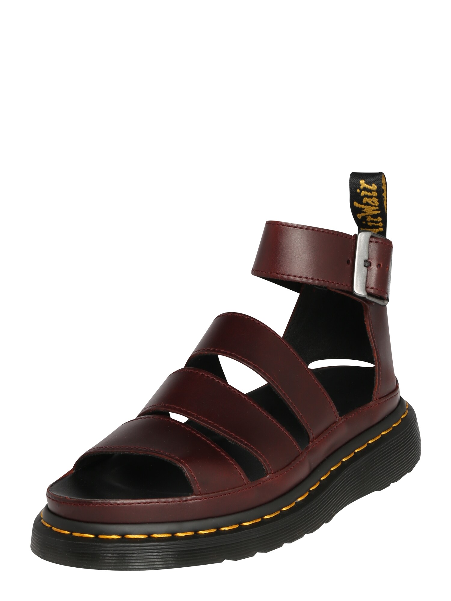 Dr. Martens Basutės su dirželiais 'Clarissa Ii'  vyno raudona spalva