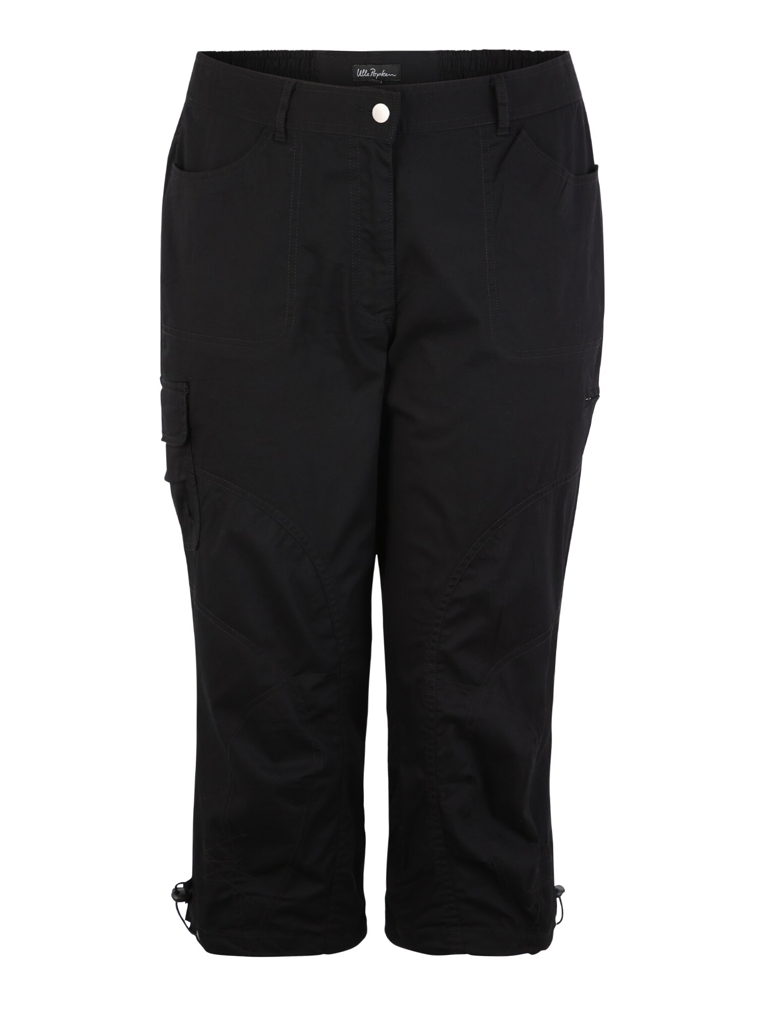 Ulla Popken Dames Cargobroek Zwart ulla popken kopen in de aanbieding