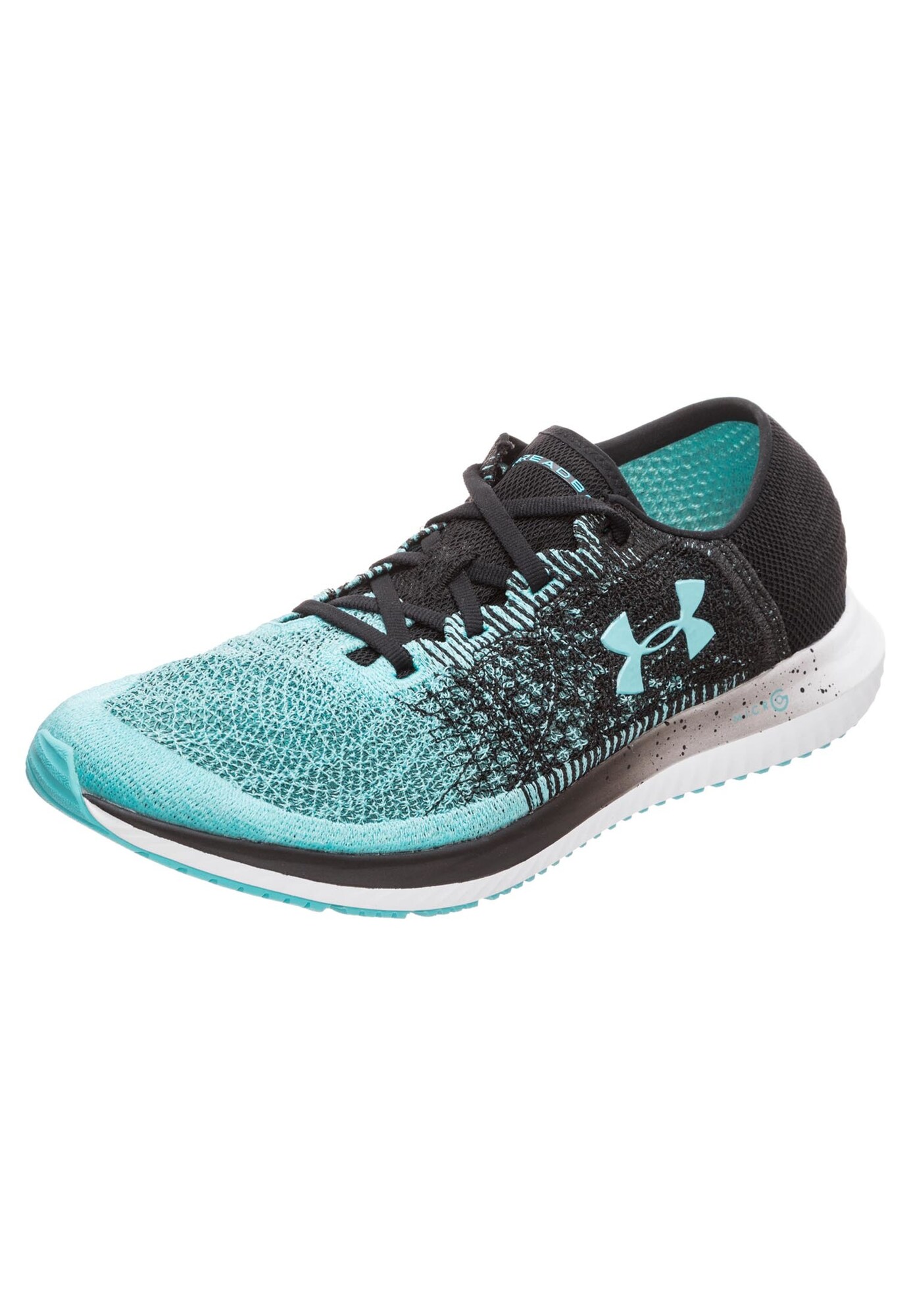 Under Armour Dames Loopschoen Threadborne Blur Turquoise Zwart under armour kopen in de aanbieding