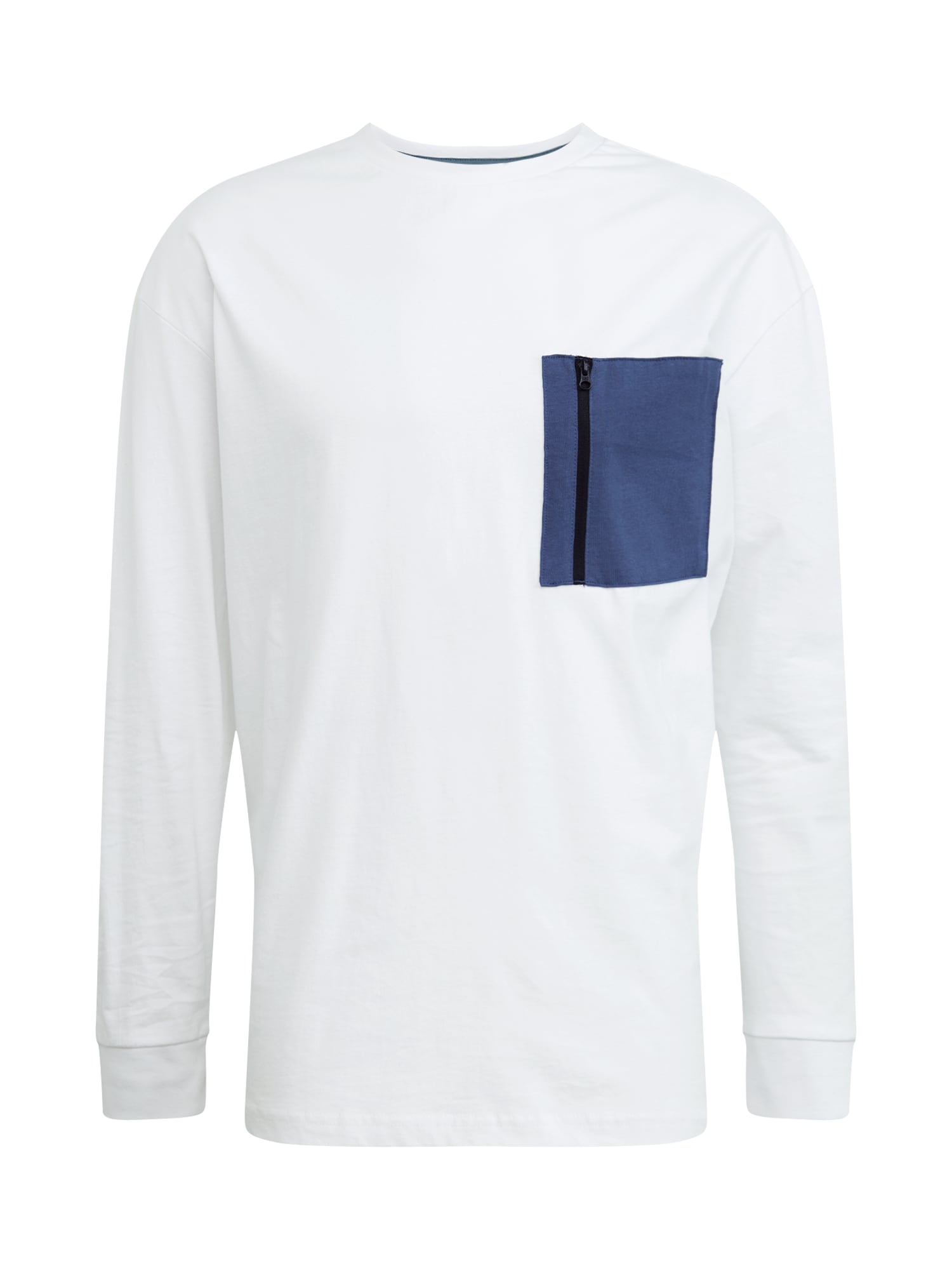 Urban Classics Тениска  синьо / бяло