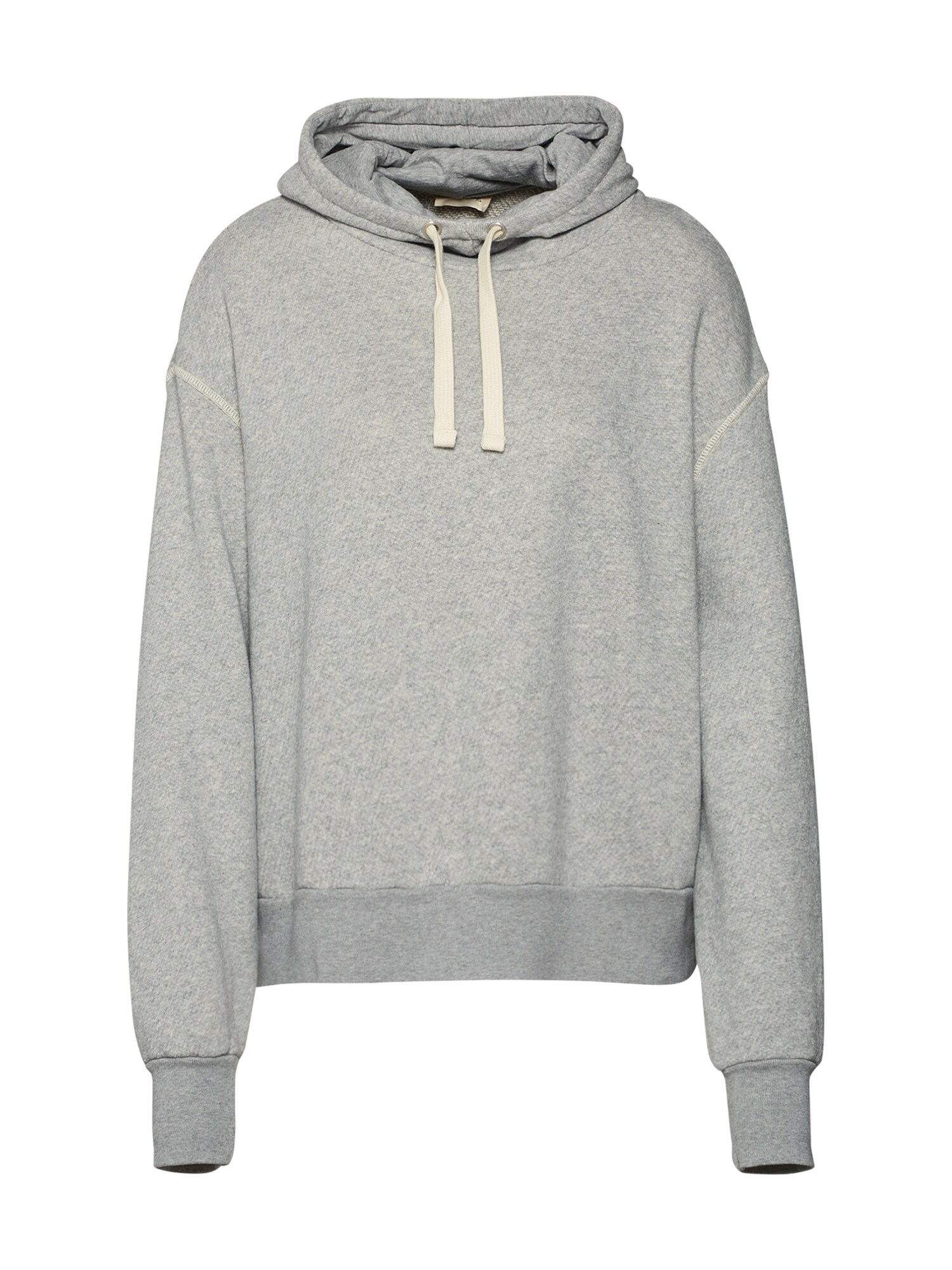 American Vintage Dames Sweatshirt Lokobridge Grijs Gemeleerd american vintage kopen in de aanbieding