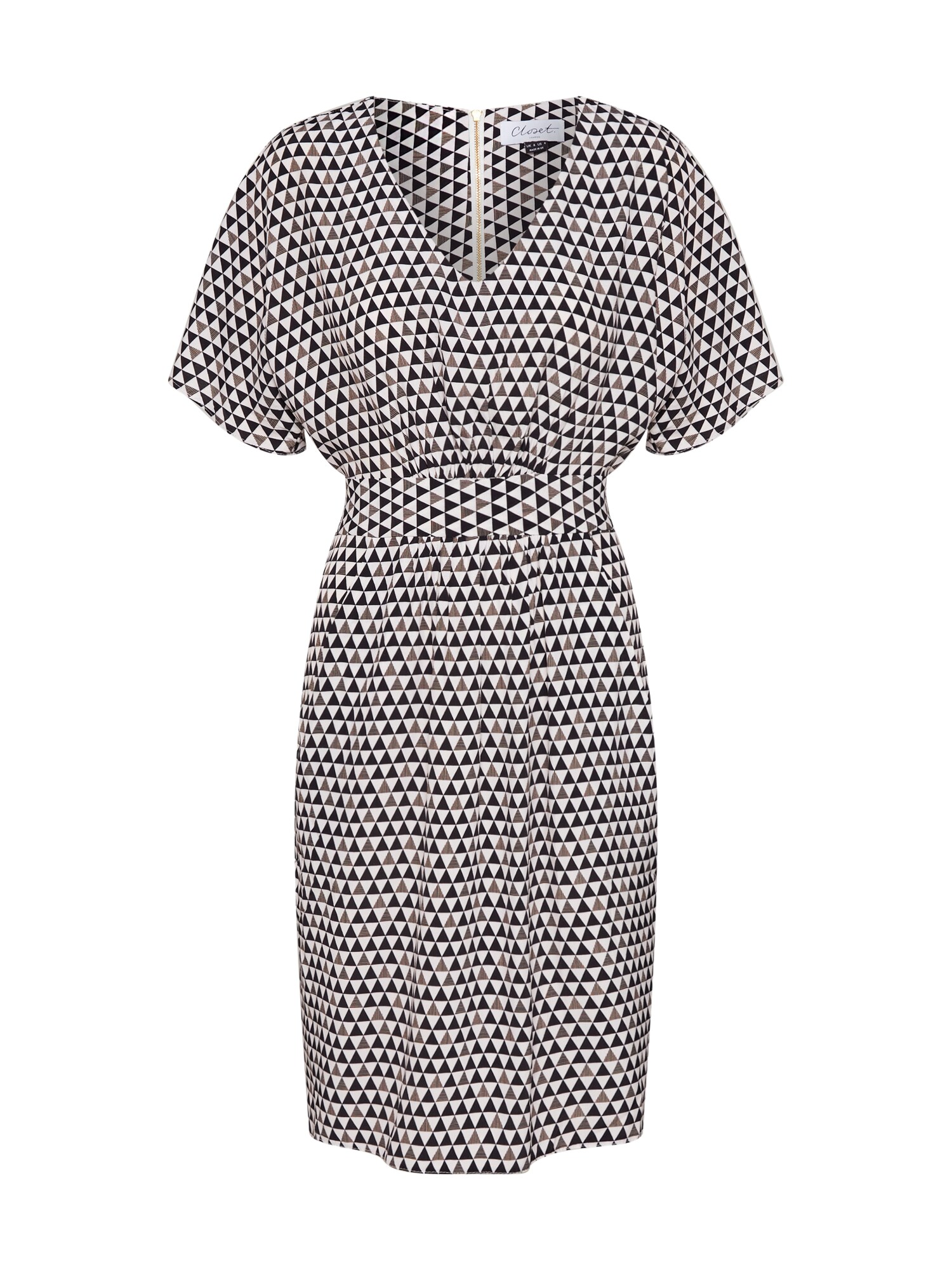 Closet London Dames Zomerjurk Zwart Wit closet london kopen in de aanbieding