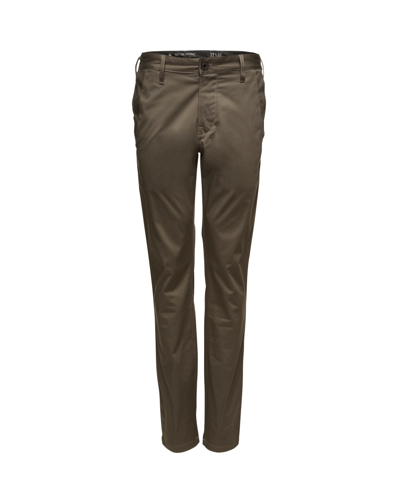 G-Star RAW Chino stiliaus kelnės 'Bronson Slim'  rusvai žalia