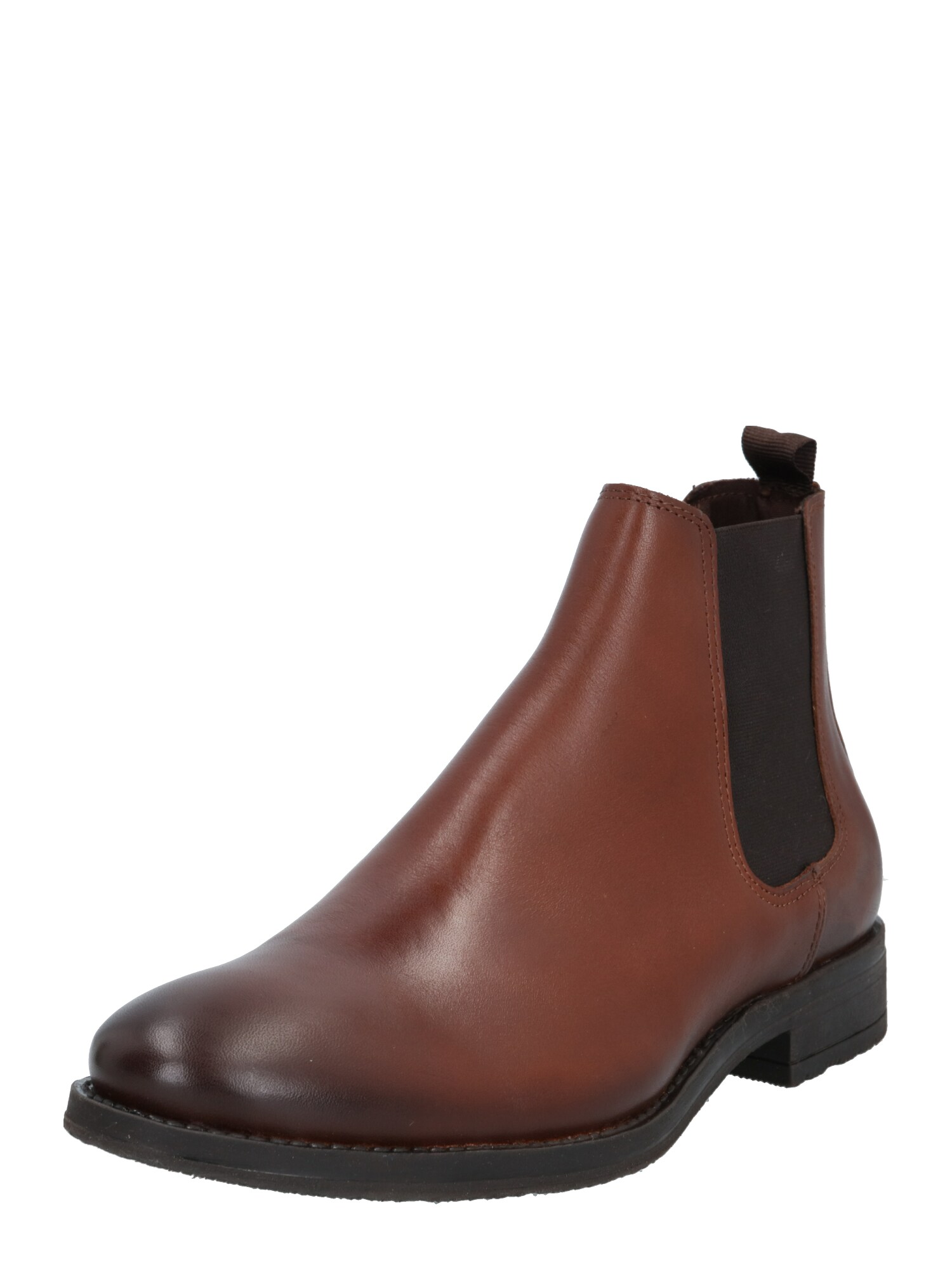 JACK & JONES Chelsea batai 'Jason'  ruda (konjako) / juoda