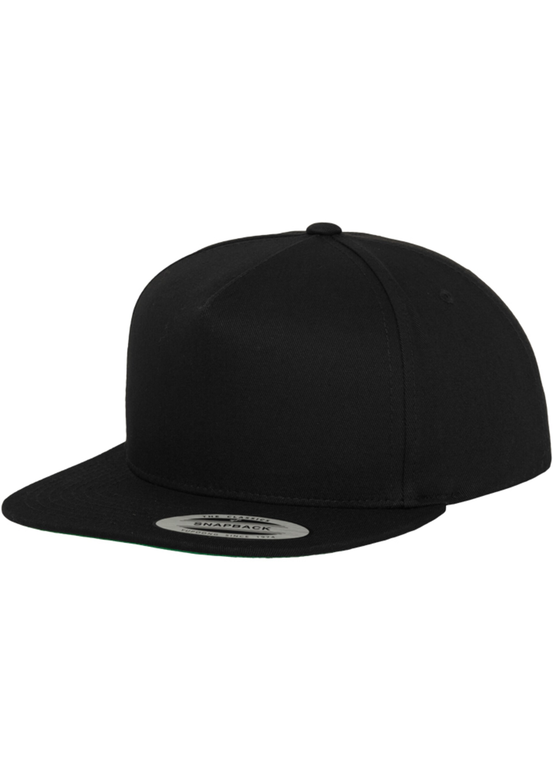 Yupoong snapback Keps Classic 5 Panel Black Snapback herr – bild 2