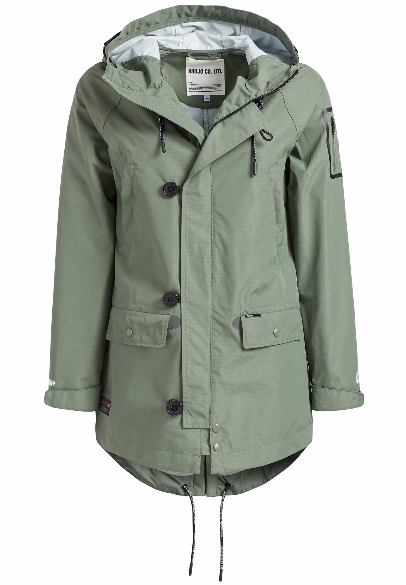 Khujo Dames Tussenparka Alisea Lichtgroen khujo kopen in de aanbieding