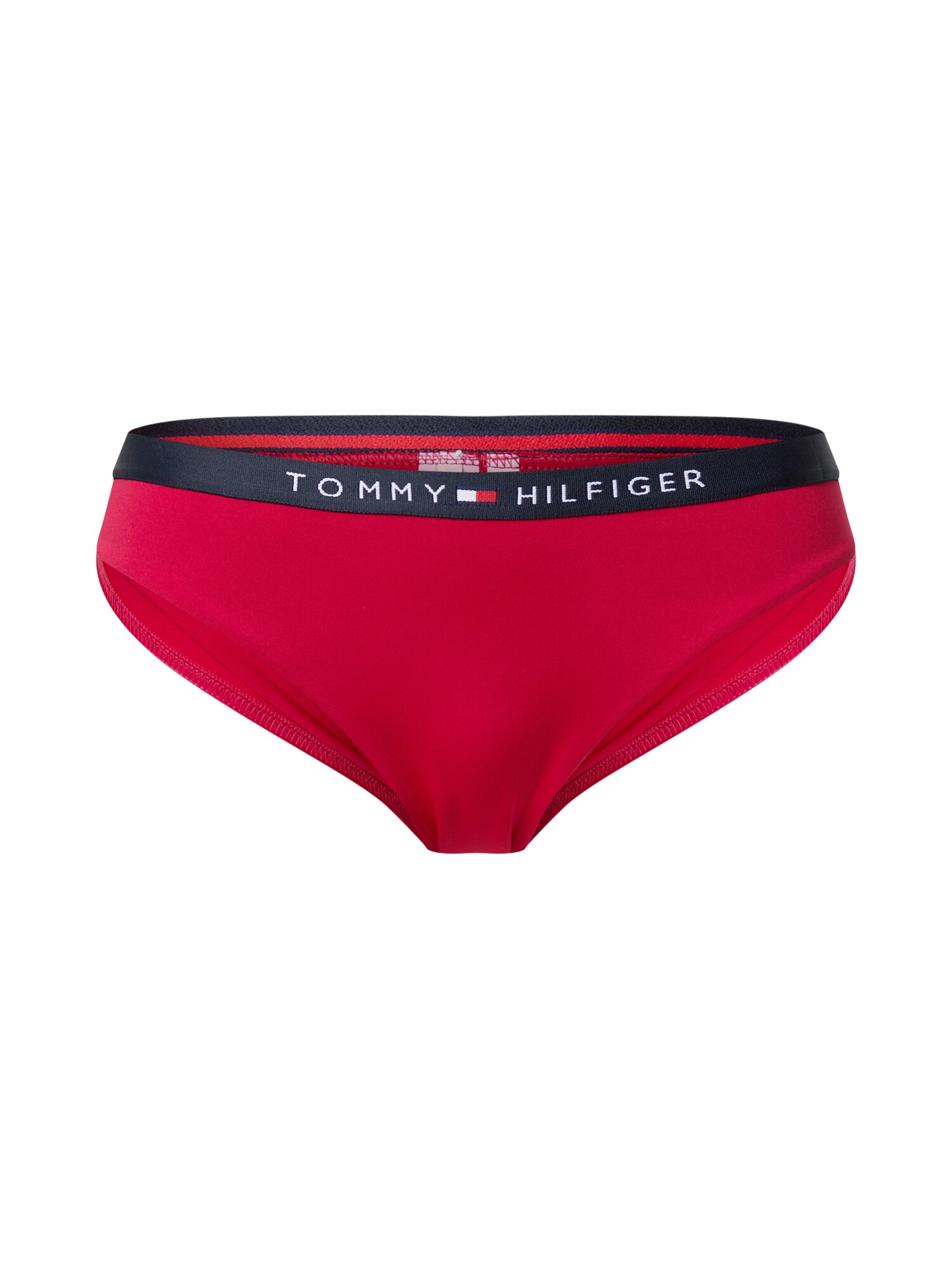 Tommy Hilfiger Underwear Bikinio kelnaitės  tamsiai mėlyna jūros spalva / rubinų raudona / juoda / balta