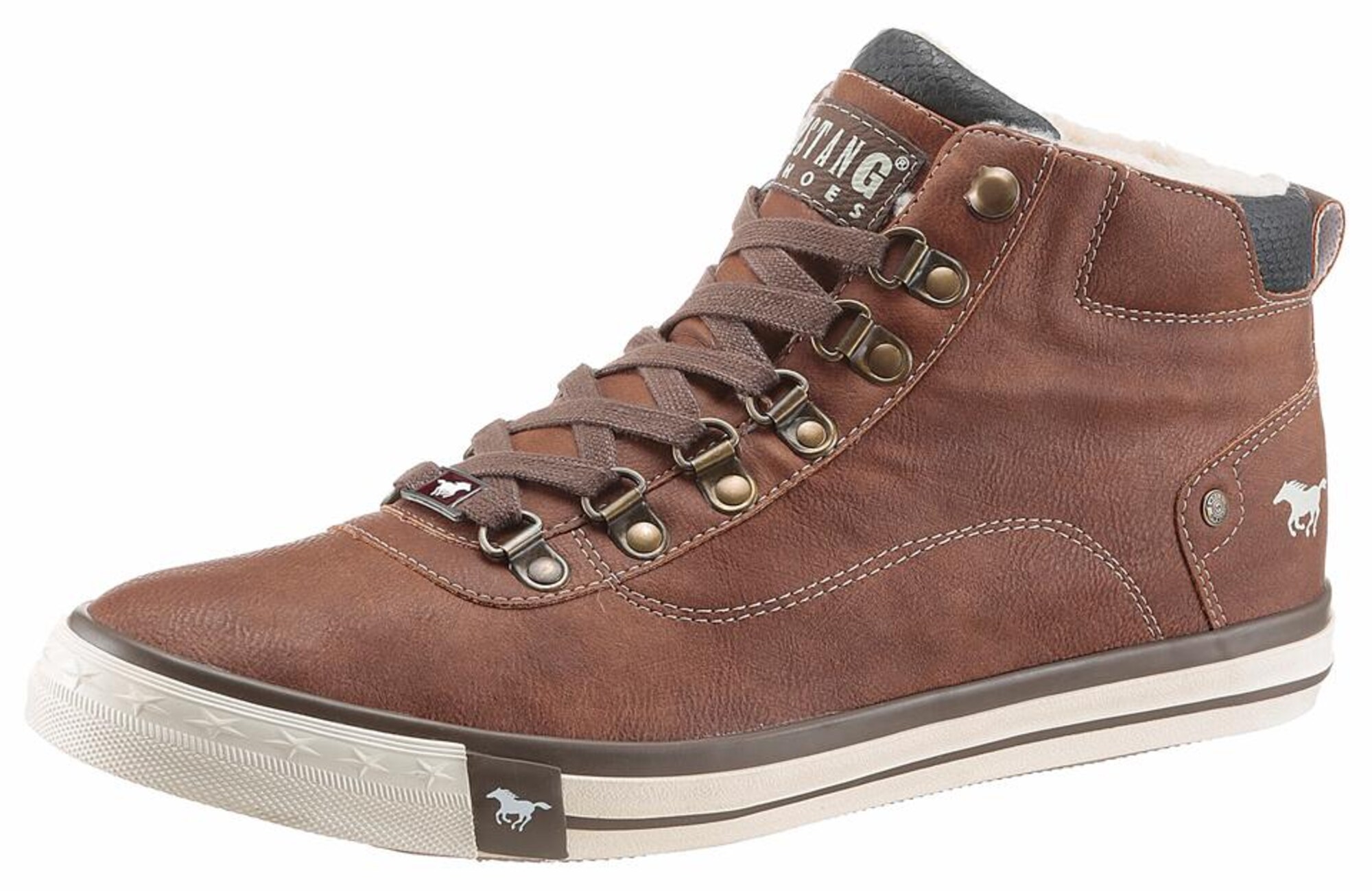 MUSTANG Wintersneaker kastanienbraun