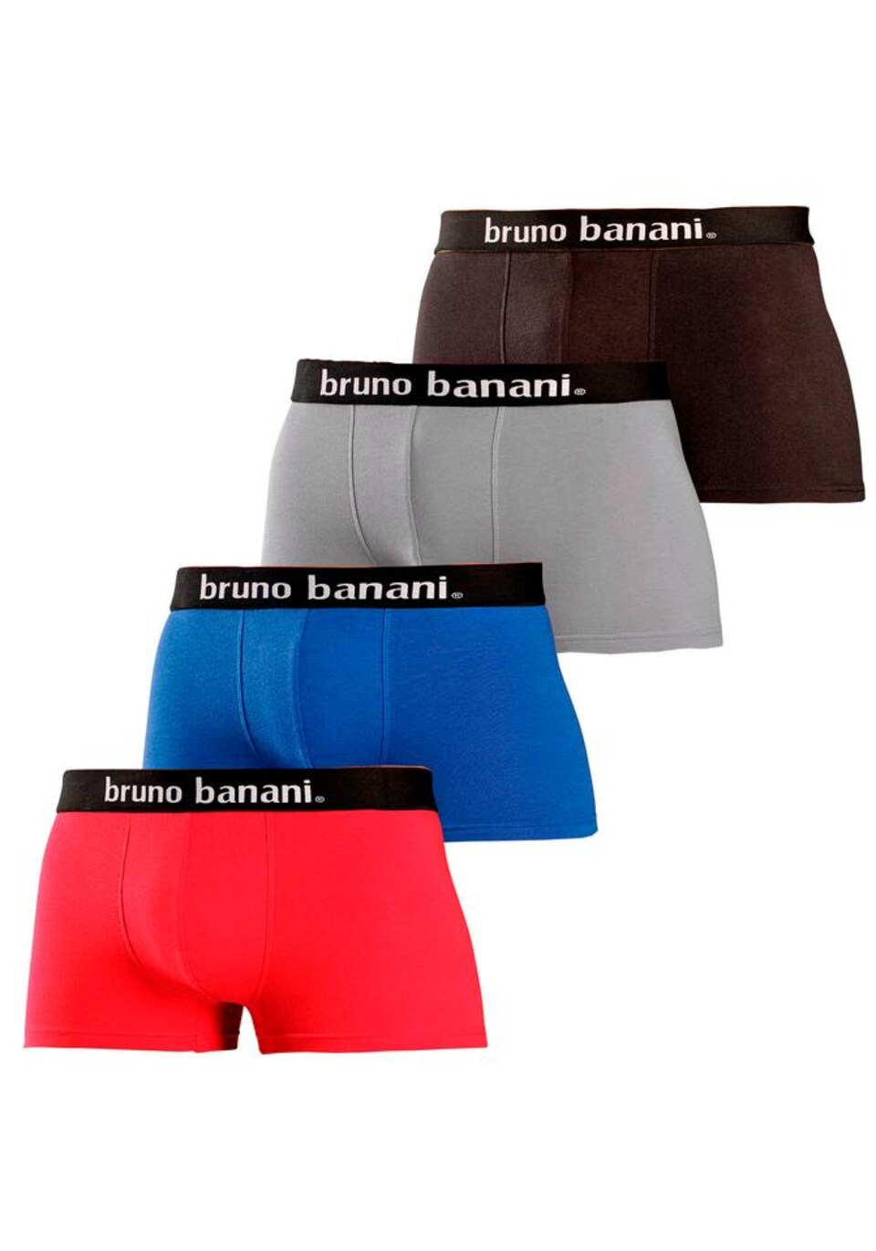 Boxershorts marinblå / grå / röd