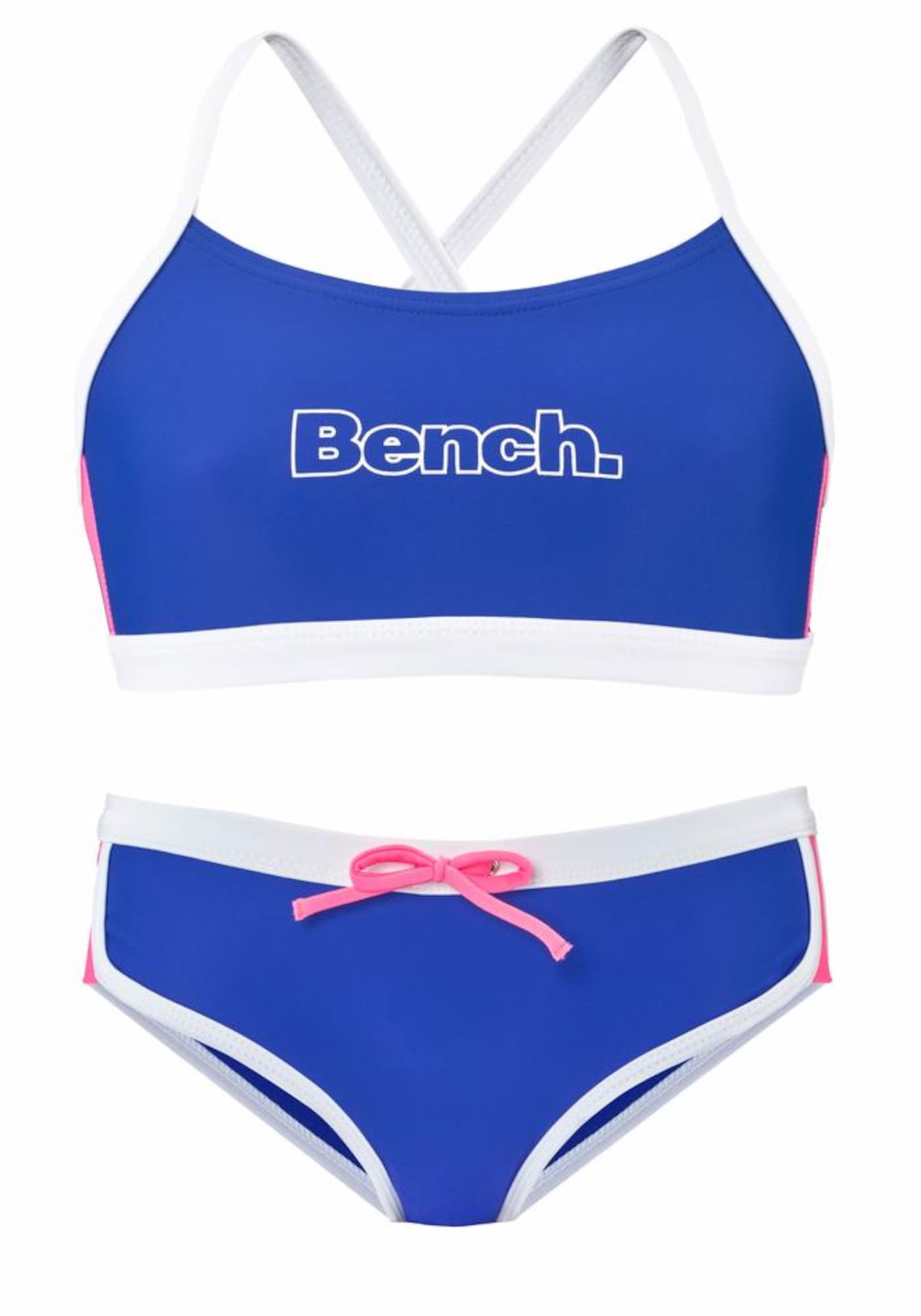 BENCH Bikinis mėlyna / rožinė