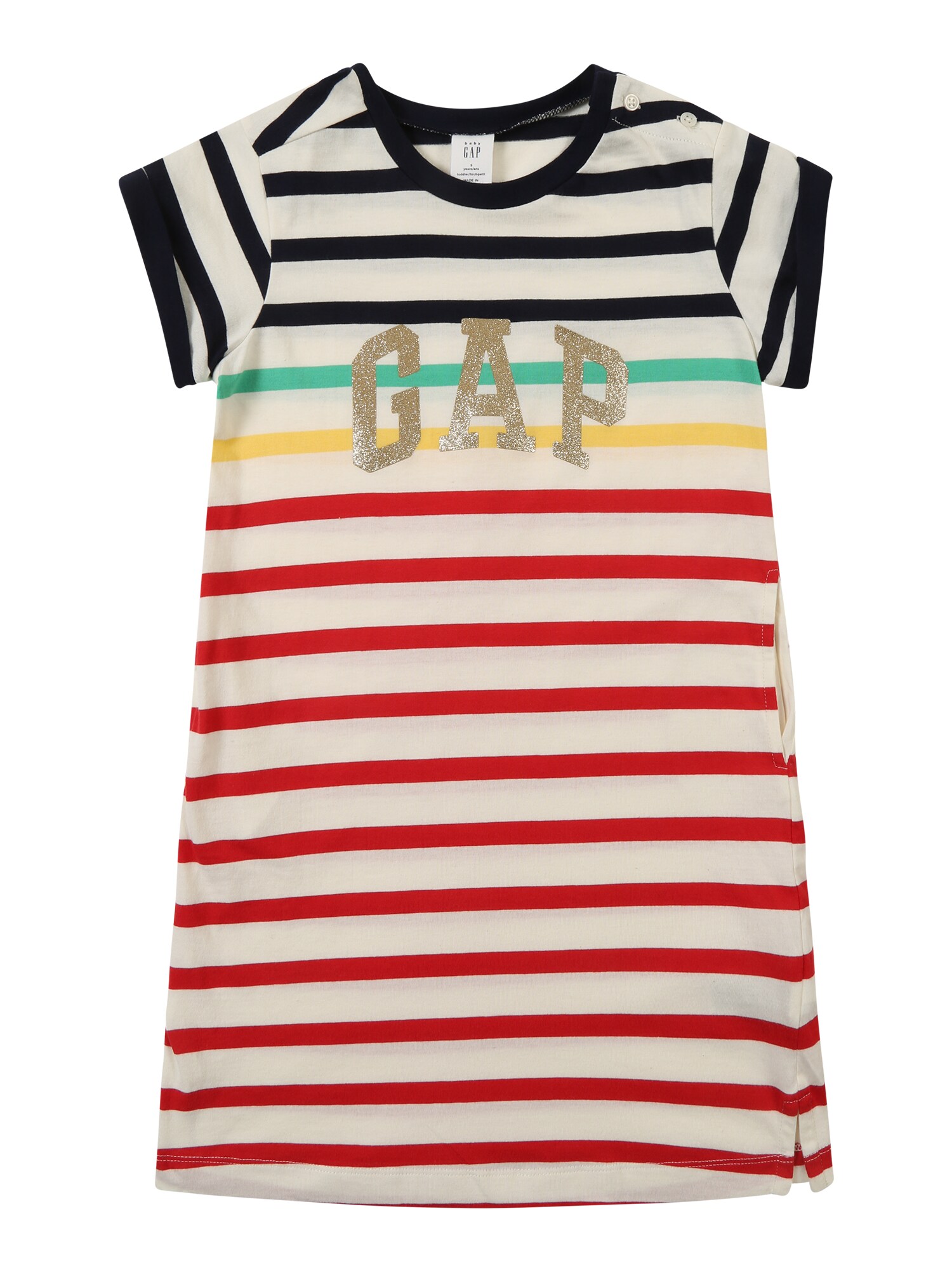 Gap Meisjes Jurk Arch Gemengde Kleuren Rood gap kopen in de aanbieding