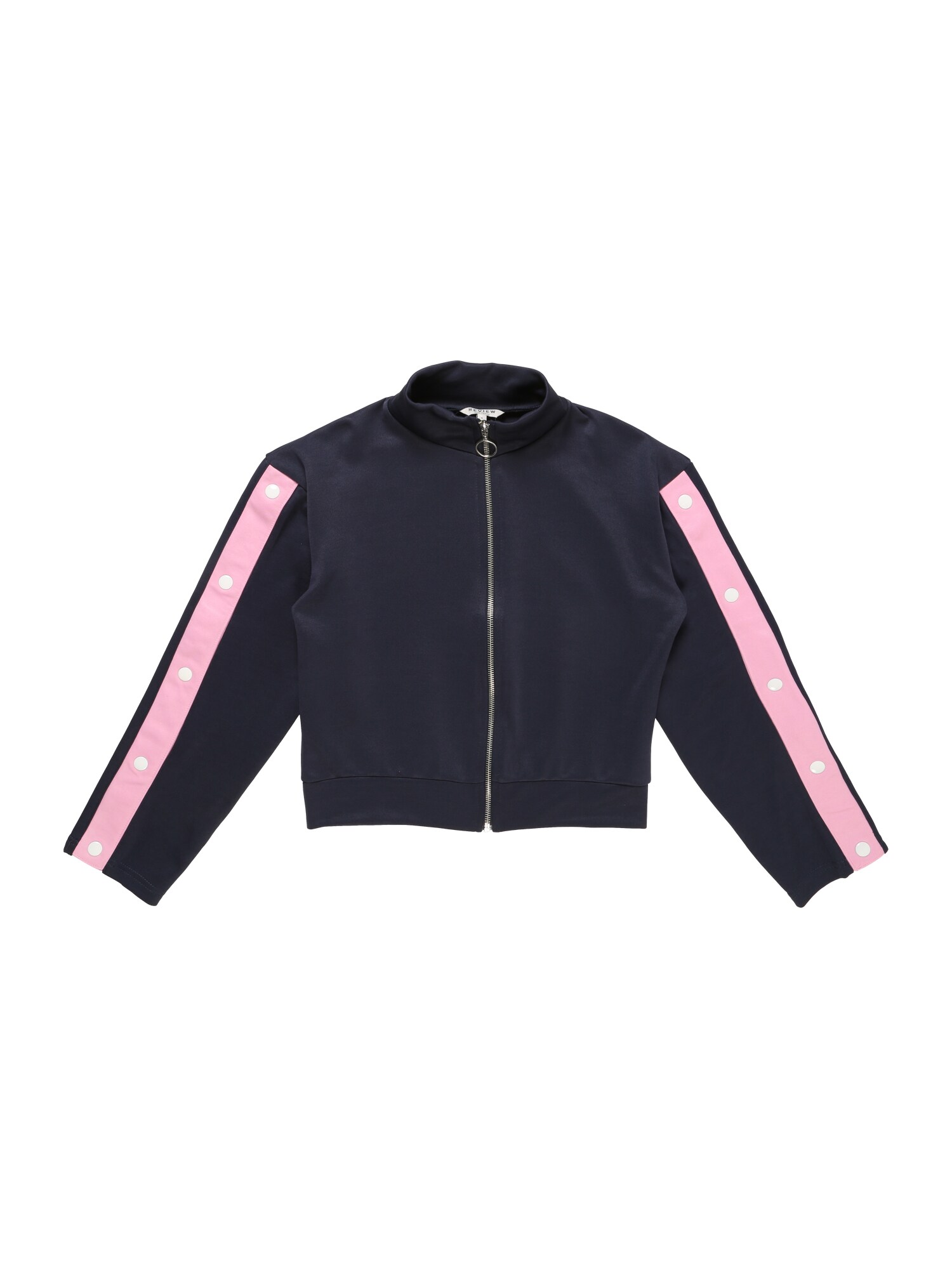 Review For Teens Meisjes Sweatvest Navy Rosa review for teens kopen in de aanbieding
