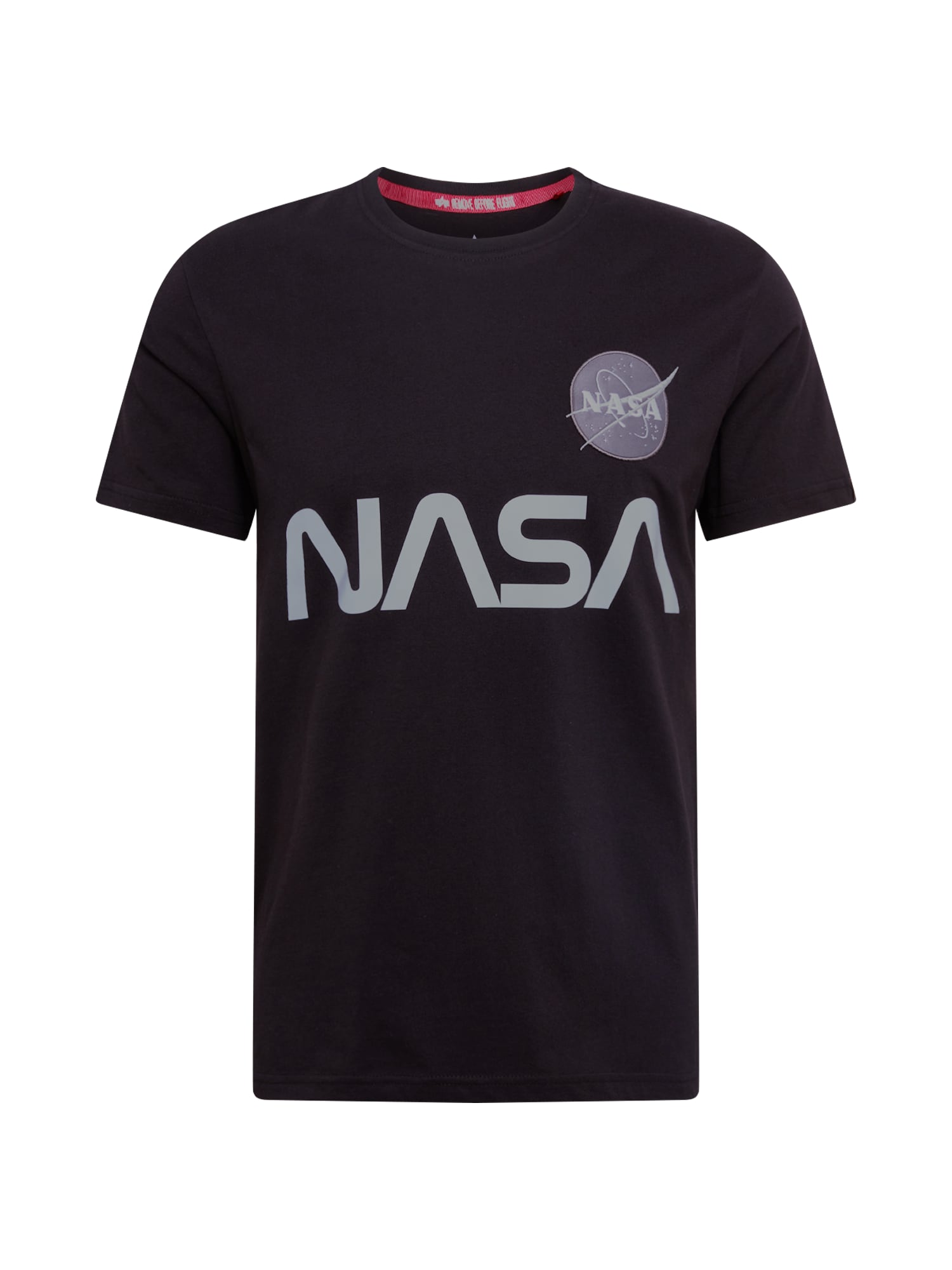 ALPHA INDUSTRIES T-Krekls 'NASA Reflective' melns