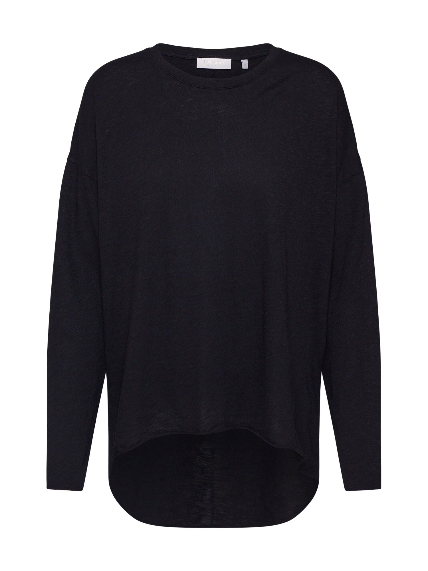 Rich & Royal Marškinėliai 'Slub Oversize Longsleeve'  juoda