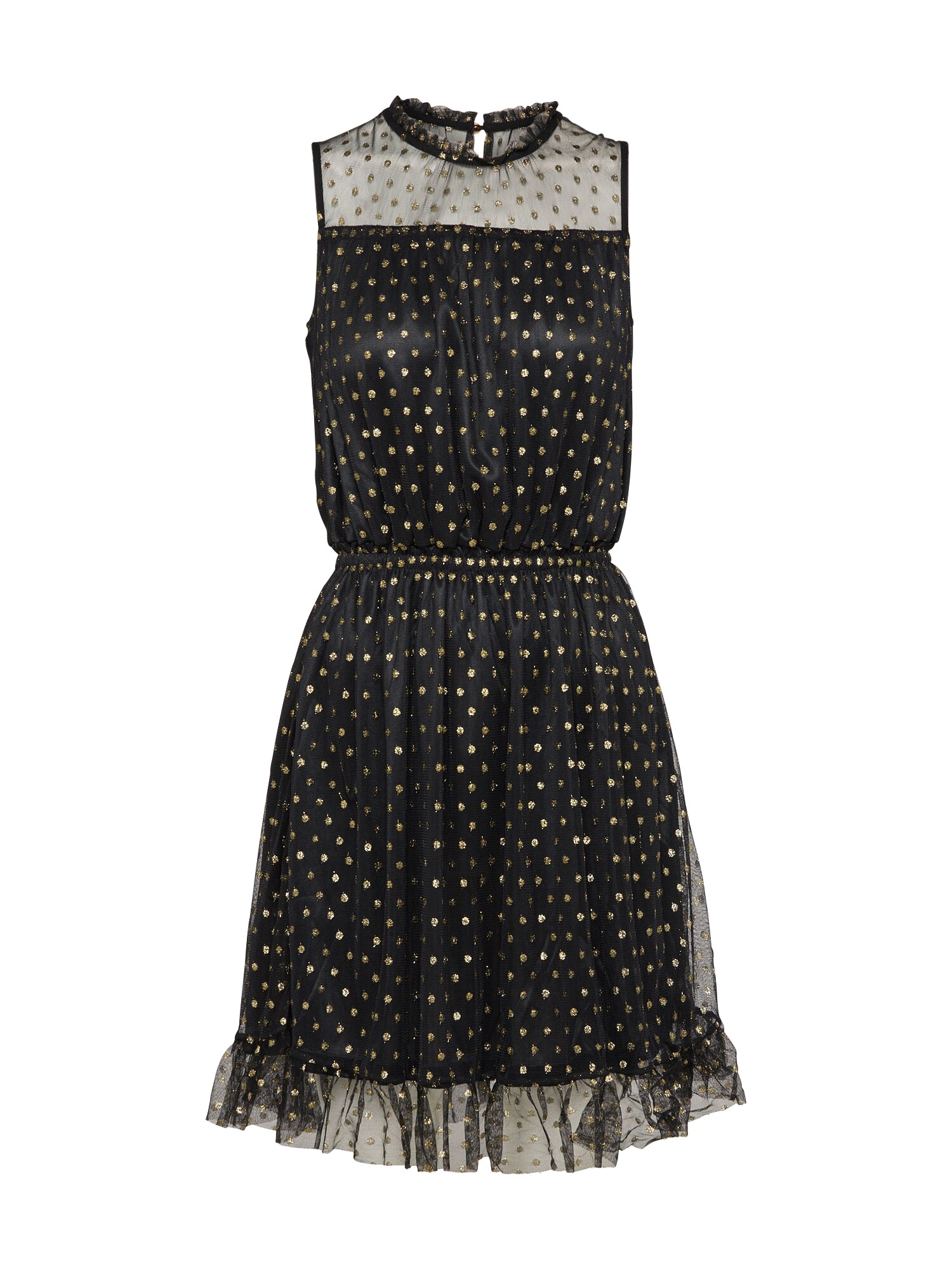 Tom Tailor Dames Jurk Goud Zwart tom tailor kopen in de aanbieding