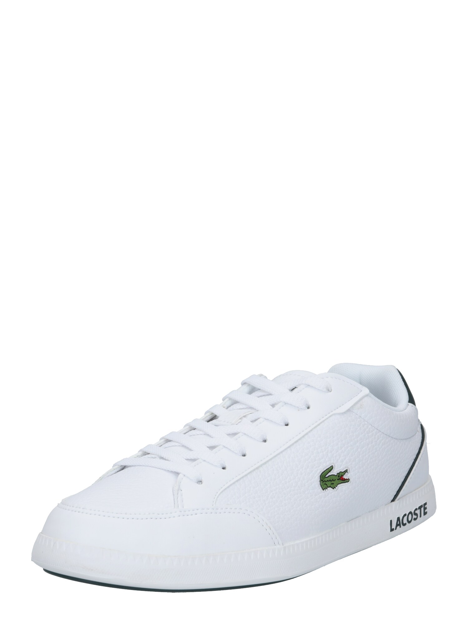LACOSTE Sportbačiai be auliuko 'GRADUATECAP'  tamsiai žalia / balta