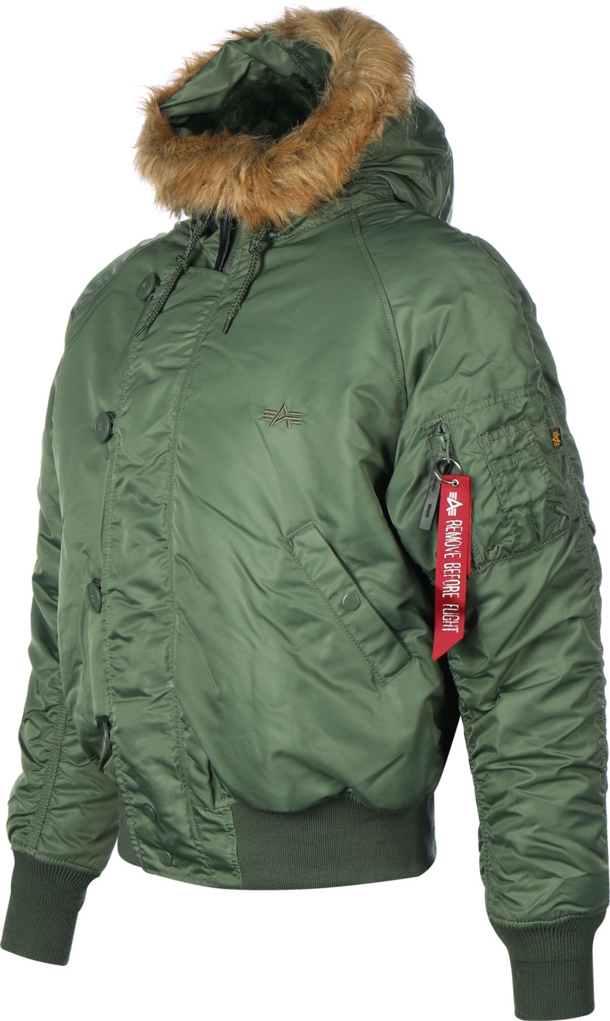 ALPHA INDUSTRIES Zimná bunda 'N2B' zelená (obrázok 3)
