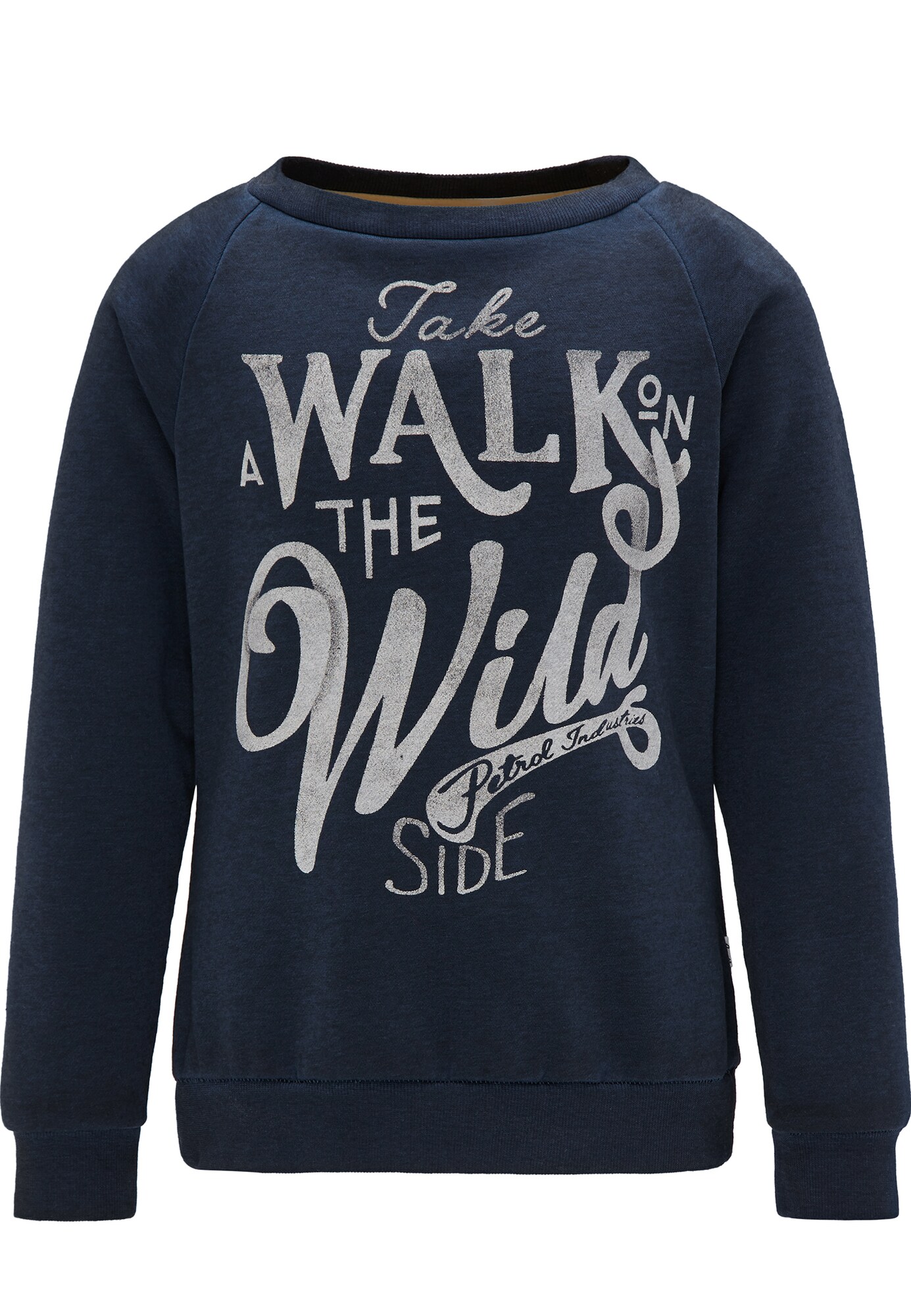 Petrol Industries Meisjes Sweatshirt Donkerblauw Zilver petrol industries kopen in de aanbieding