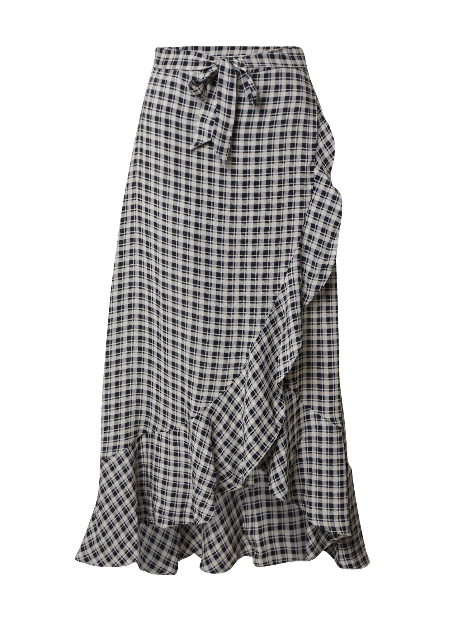 CATWALK JUNKIE Sijonas 'Checked'  balta / juoda