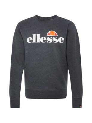 Ellesse Sweatshirt ‘Succiso’ Donkergrijs / Oranje / Rood / Wit