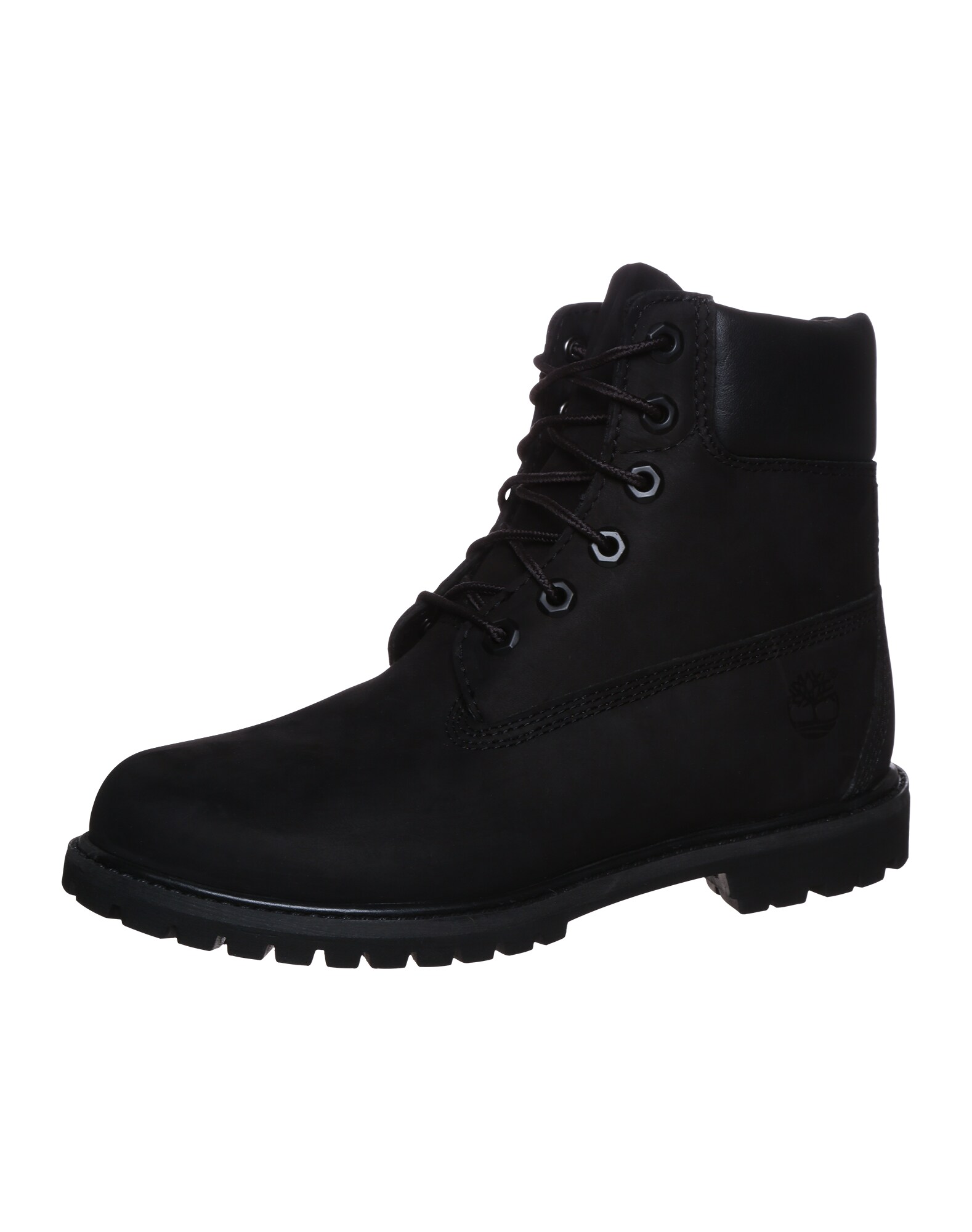 TIMBERLAND Šnurovacie členkové čižmy 'Premium 6-Inch'  čierna