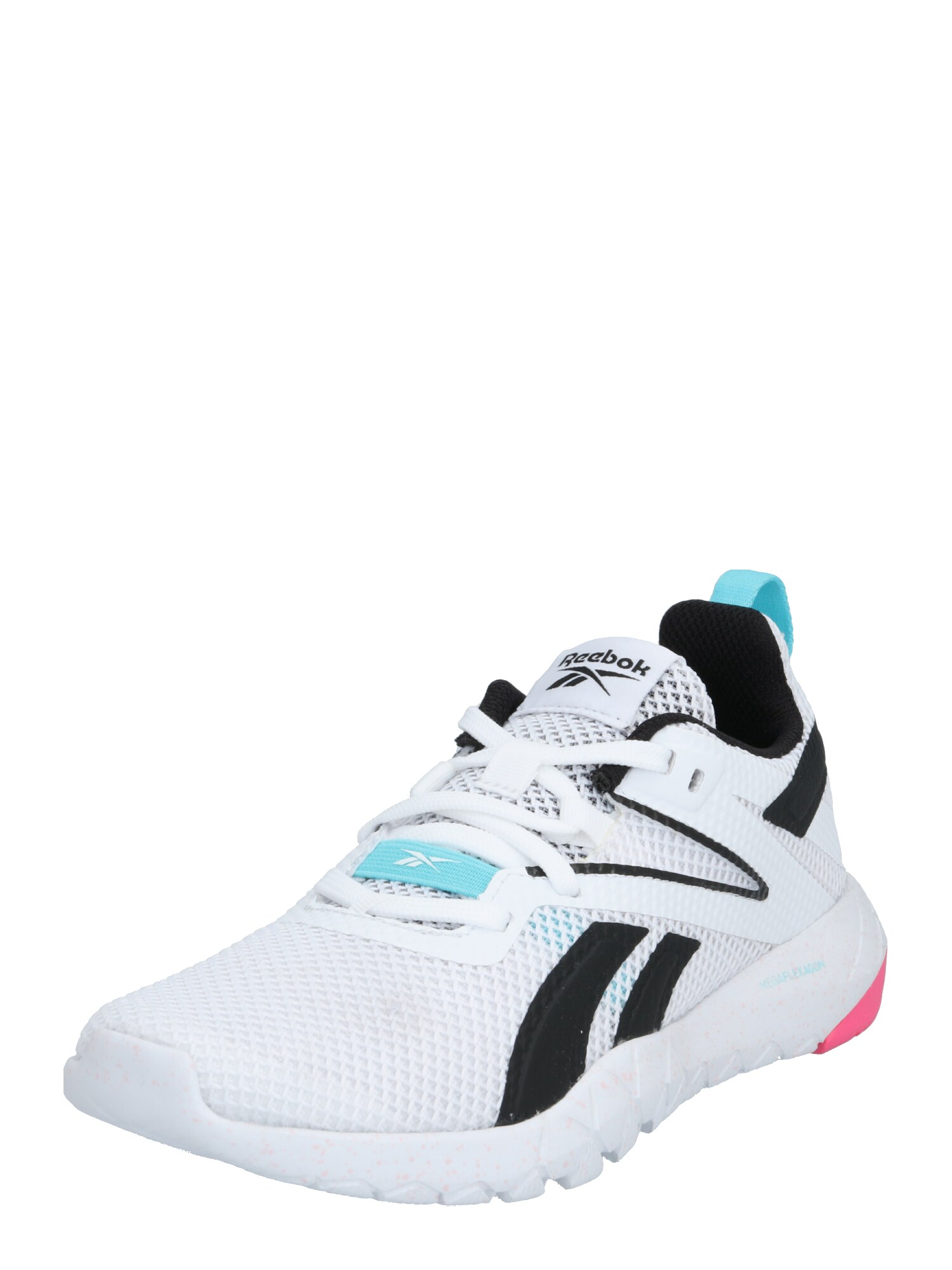 REEBOK Sportiniai batai  juoda / balta / turkio spalva