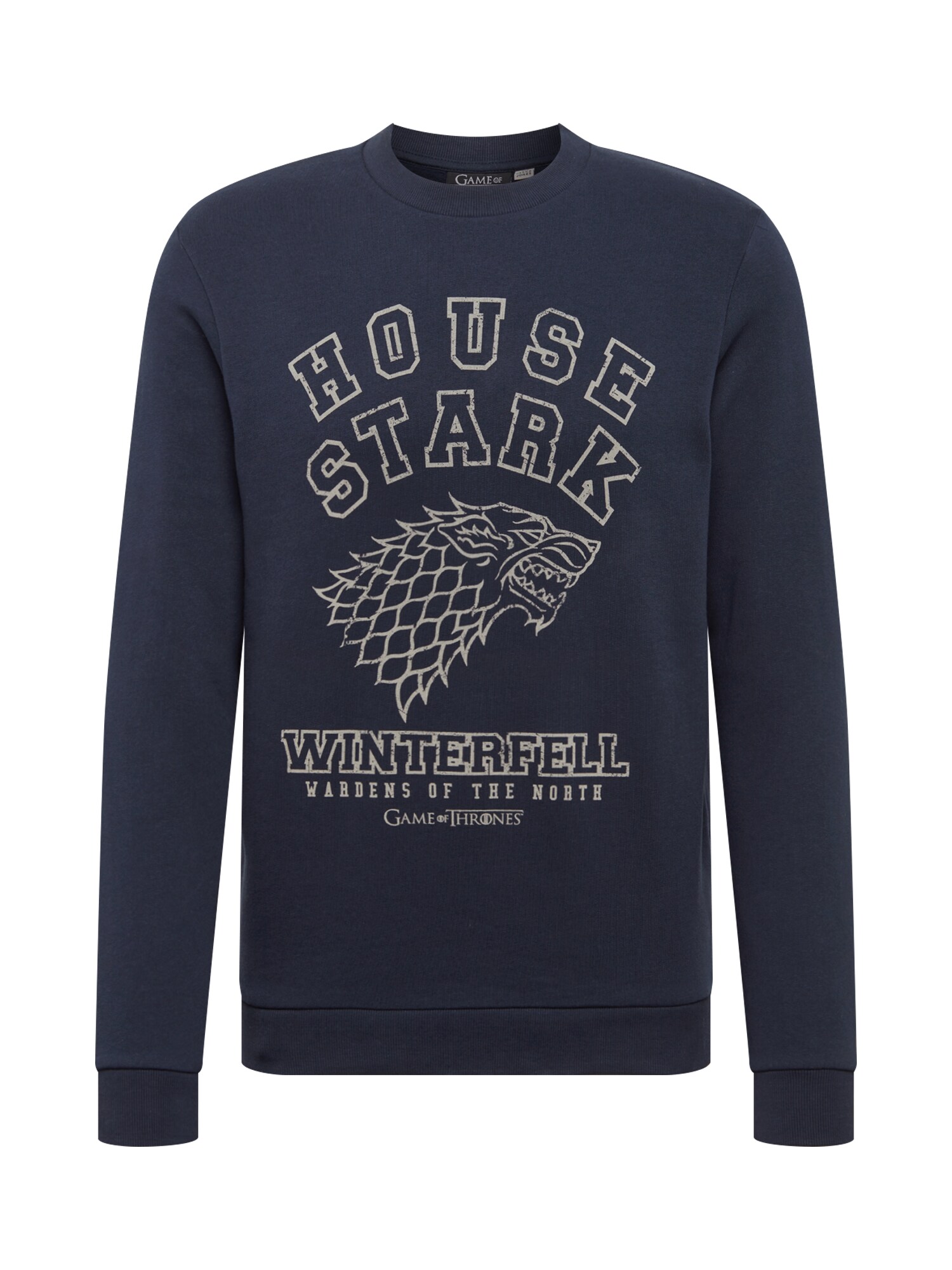 Jack And Jones Heren Sweatshirt Jorgot Navy Offwhite jack and jones kopen in de aanbieding