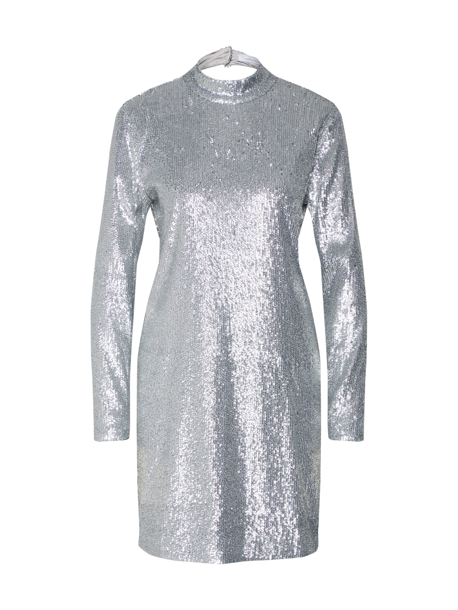 Samsoe Dames Cocktailjurk Theta Tn Dress 10440 Zilver samsoe samsoe kopen in de aanbieding