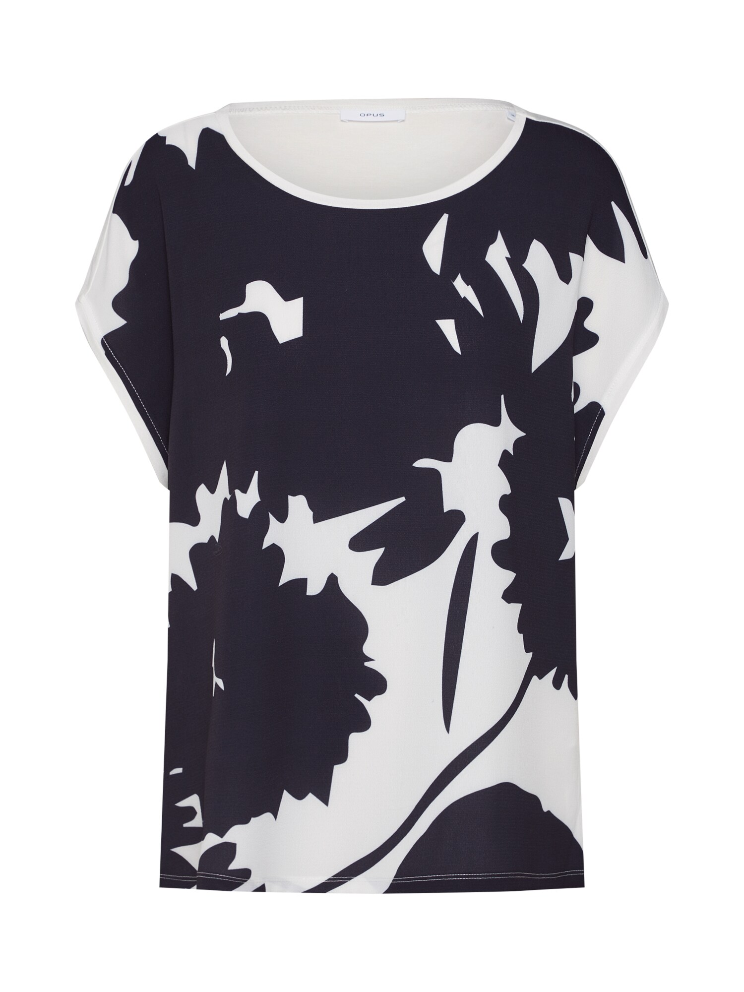 Opus Dames Shirt Beige Zwart opus kopen in de aanbieding