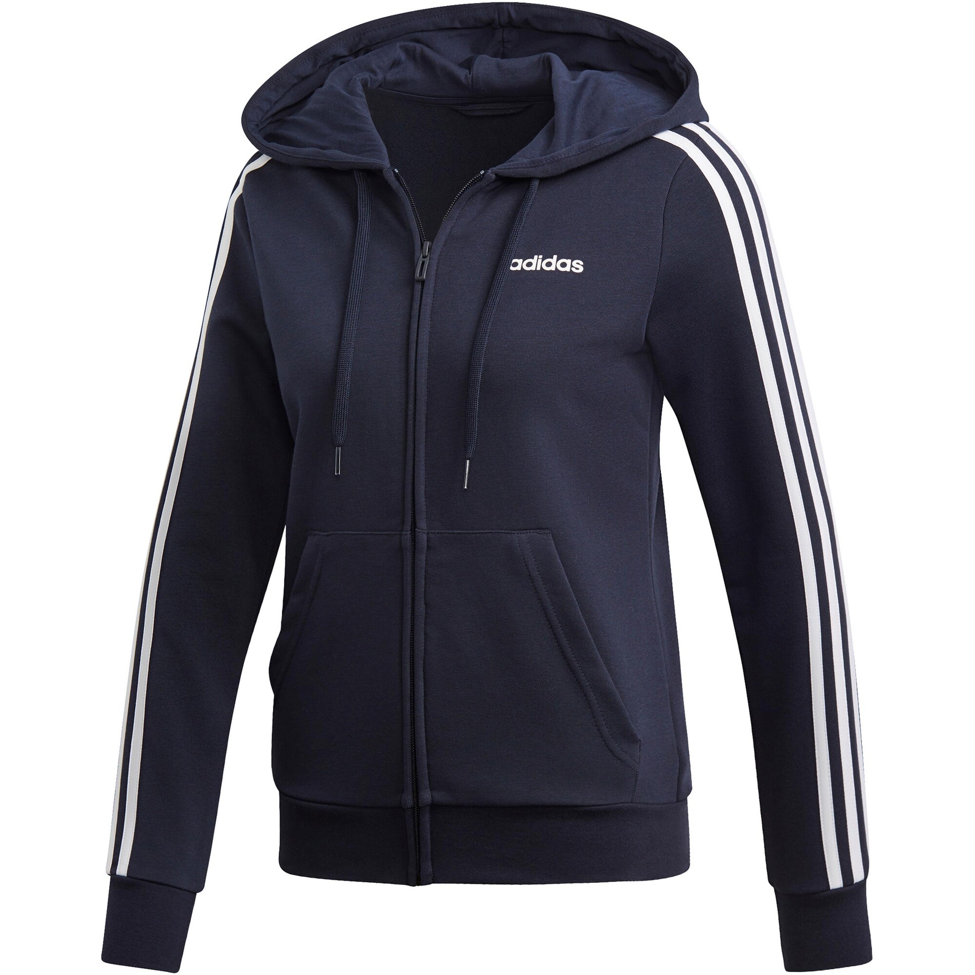 ADIDAS PERFORMANCE Sportinis džemperis 'Essentials Linear'  tamsiai mėlyna / balta