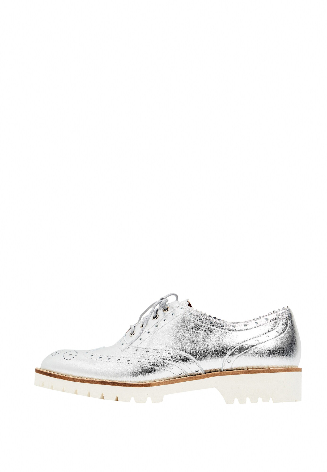 Risa Dames Veterschoen Zilver risa kopen in de aanbieding