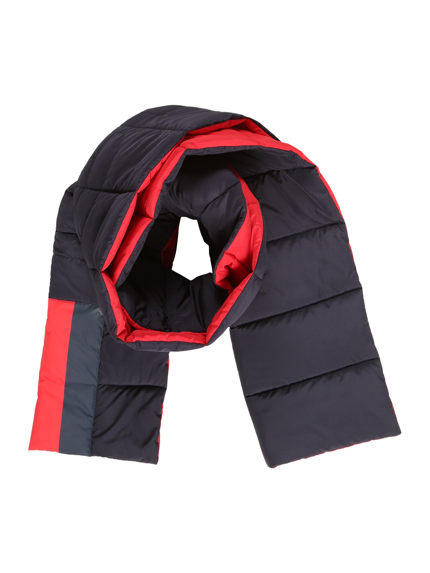 Tommy Hilfiger Heren Sjaal Puffer Navy Rood tommy hilfiger kopen in de aanbieding
