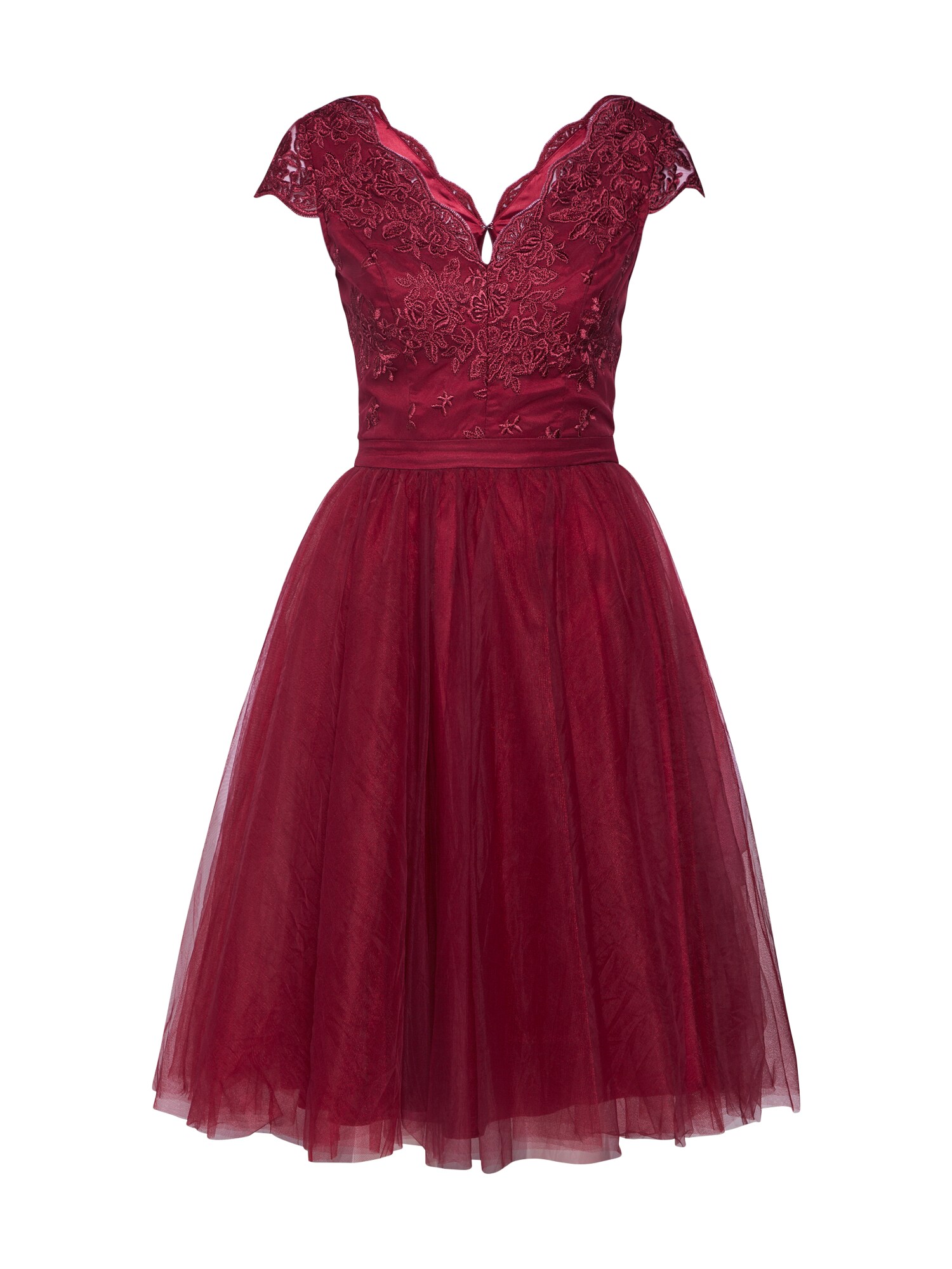 Chi Chi London Kokteilinė suknelė 'CHI CHI JOEY DRESS'  burgundiško vyno spalva