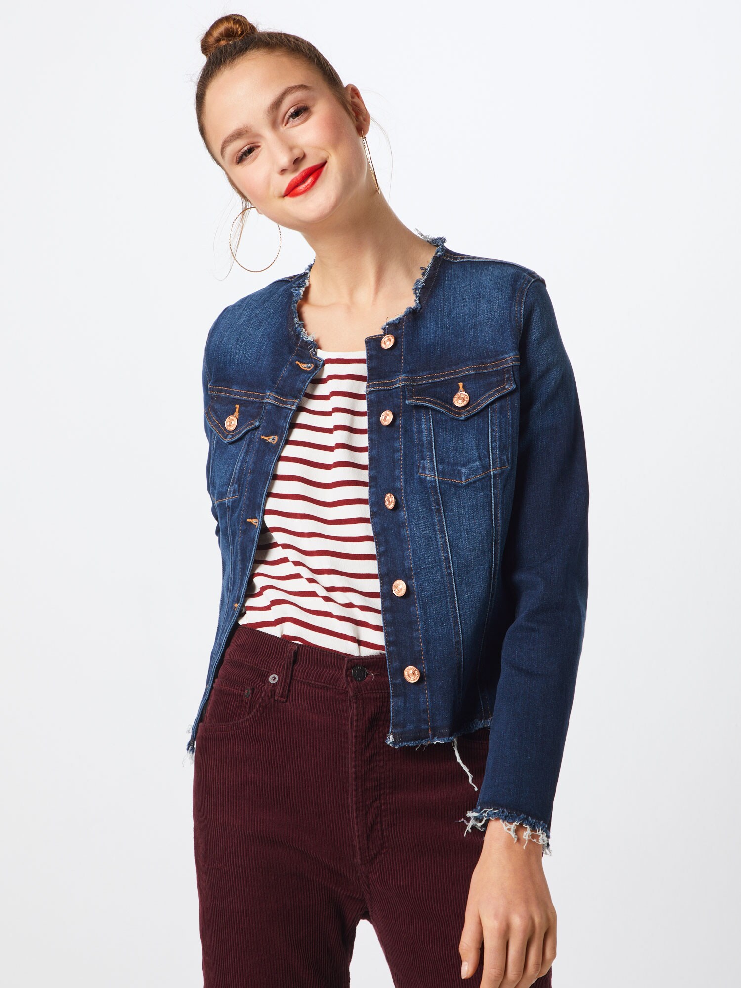 7 for all mankind Prechodná bunda modrá denim (obrázok 3)
